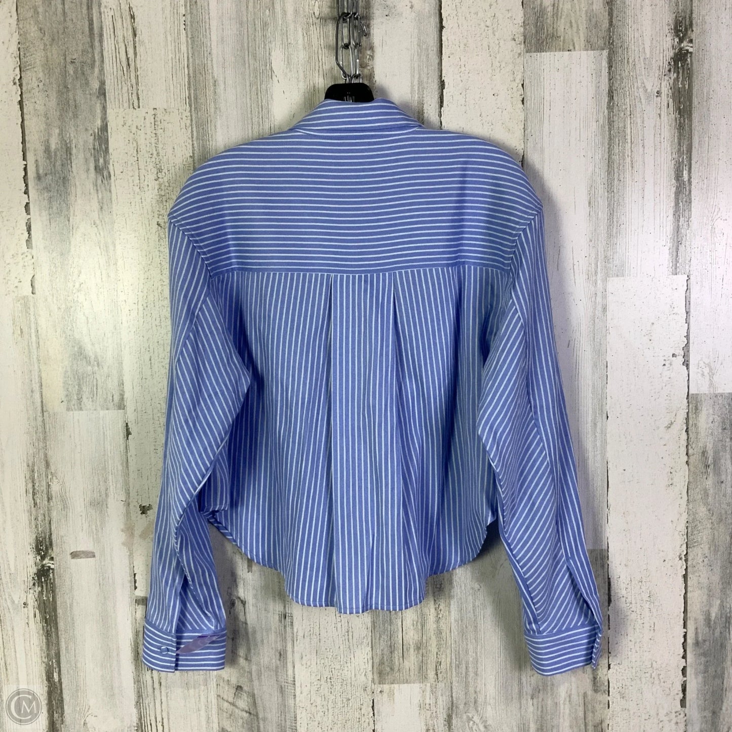 Top Long Sleeve By English Factory In Blue, Size: M