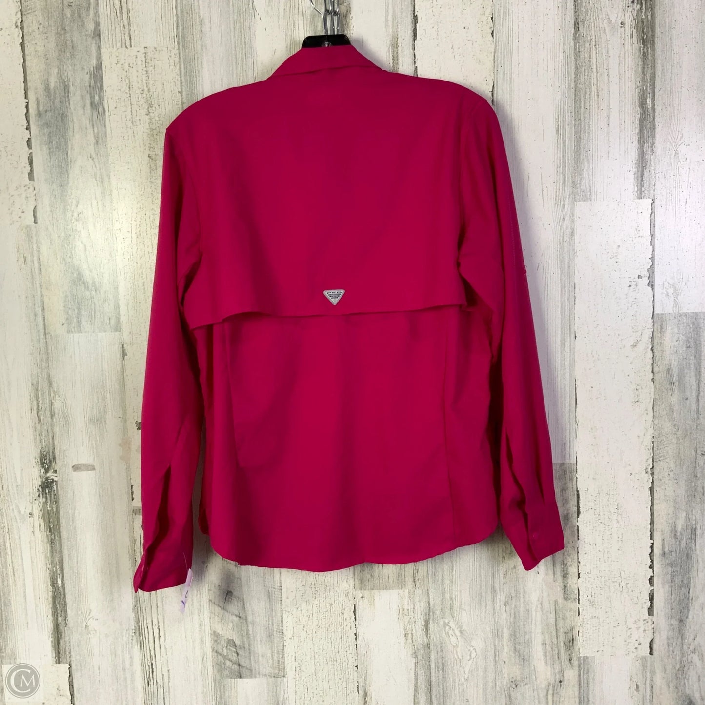 Top Long Sleeve By Columbia In Pink, Size: M