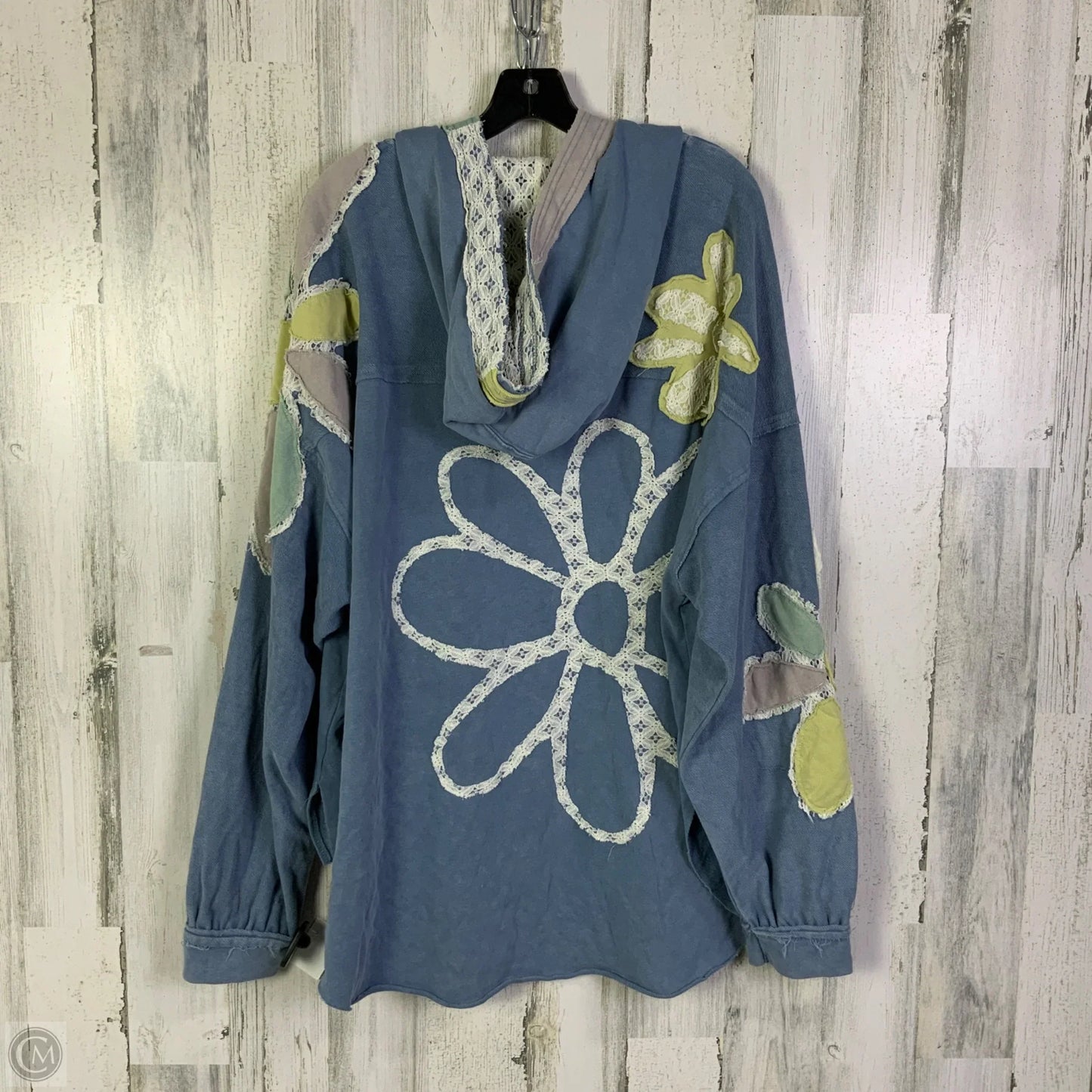 Jacket Shirt By Oli & Hali In Blue, Size: Xl