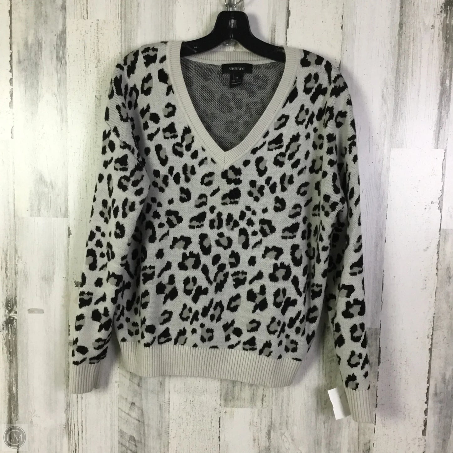 Sweater By Karen Kane In Animal Print, Size: M