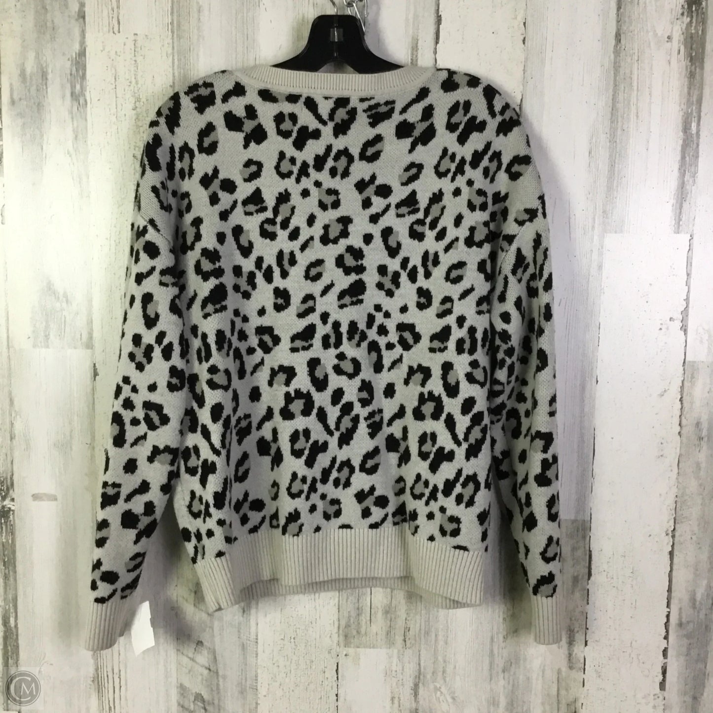 Sweater By Karen Kane In Animal Print, Size: M