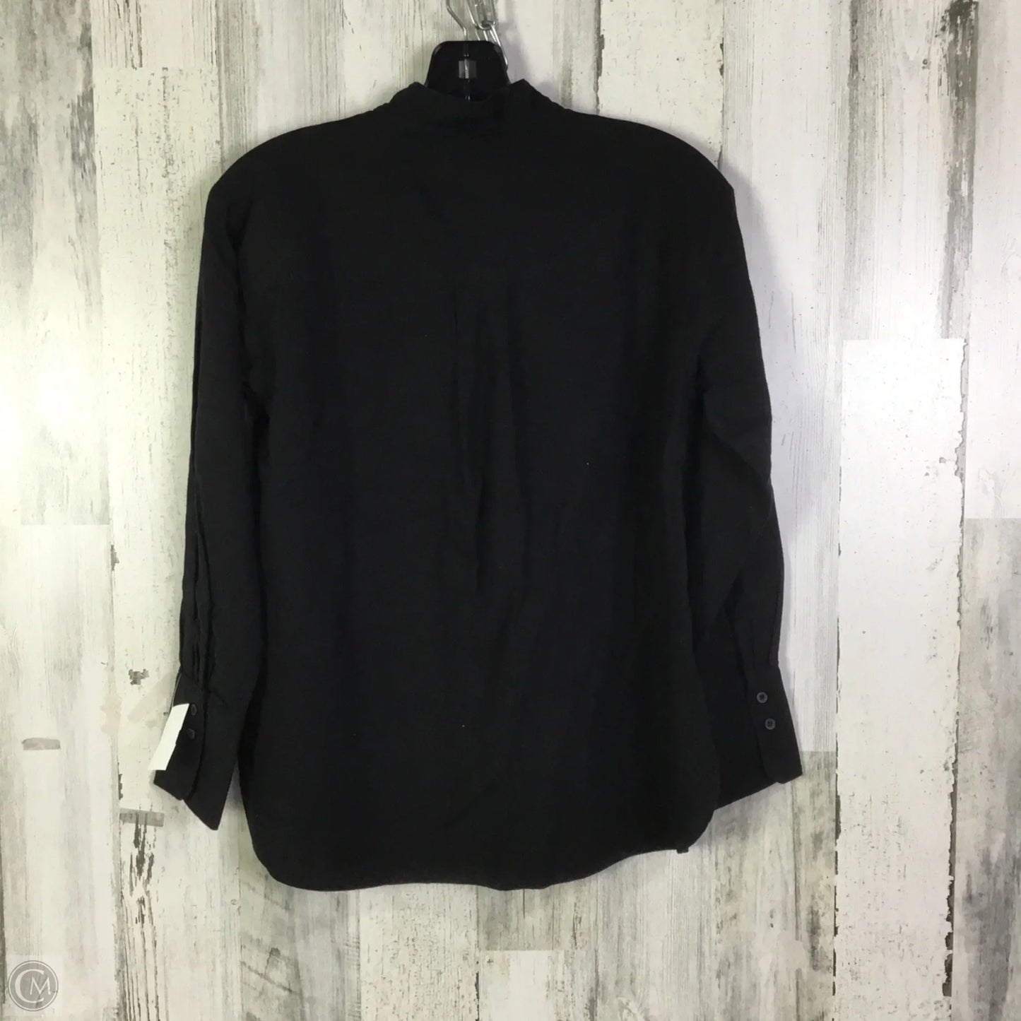 Top Long Sleeve By Banana Republic In Black, Size: Xs
