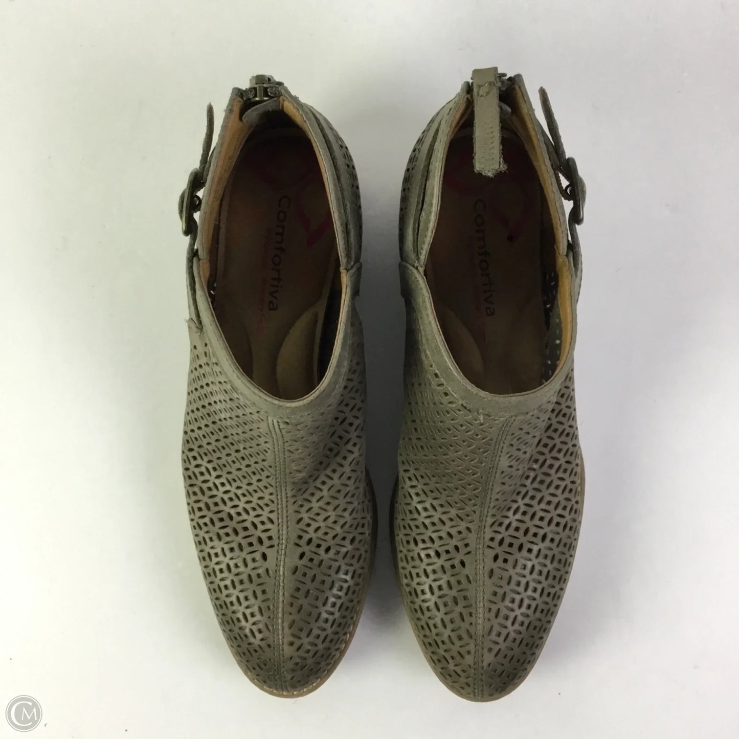Boots Ankle Flats By Comfortiva In Brown, Size: 7