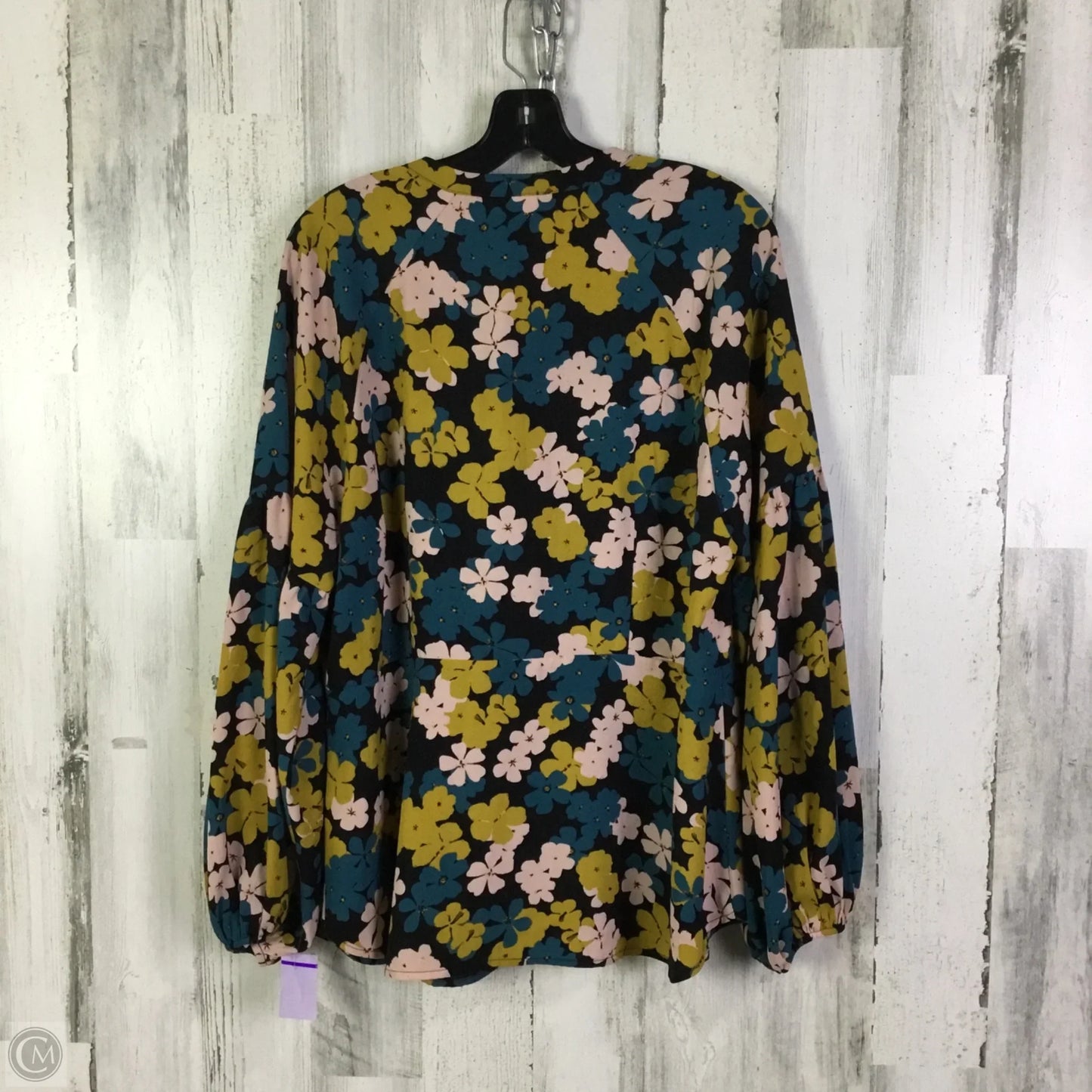 Top Long Sleeve By Cabi In Black, Size: L