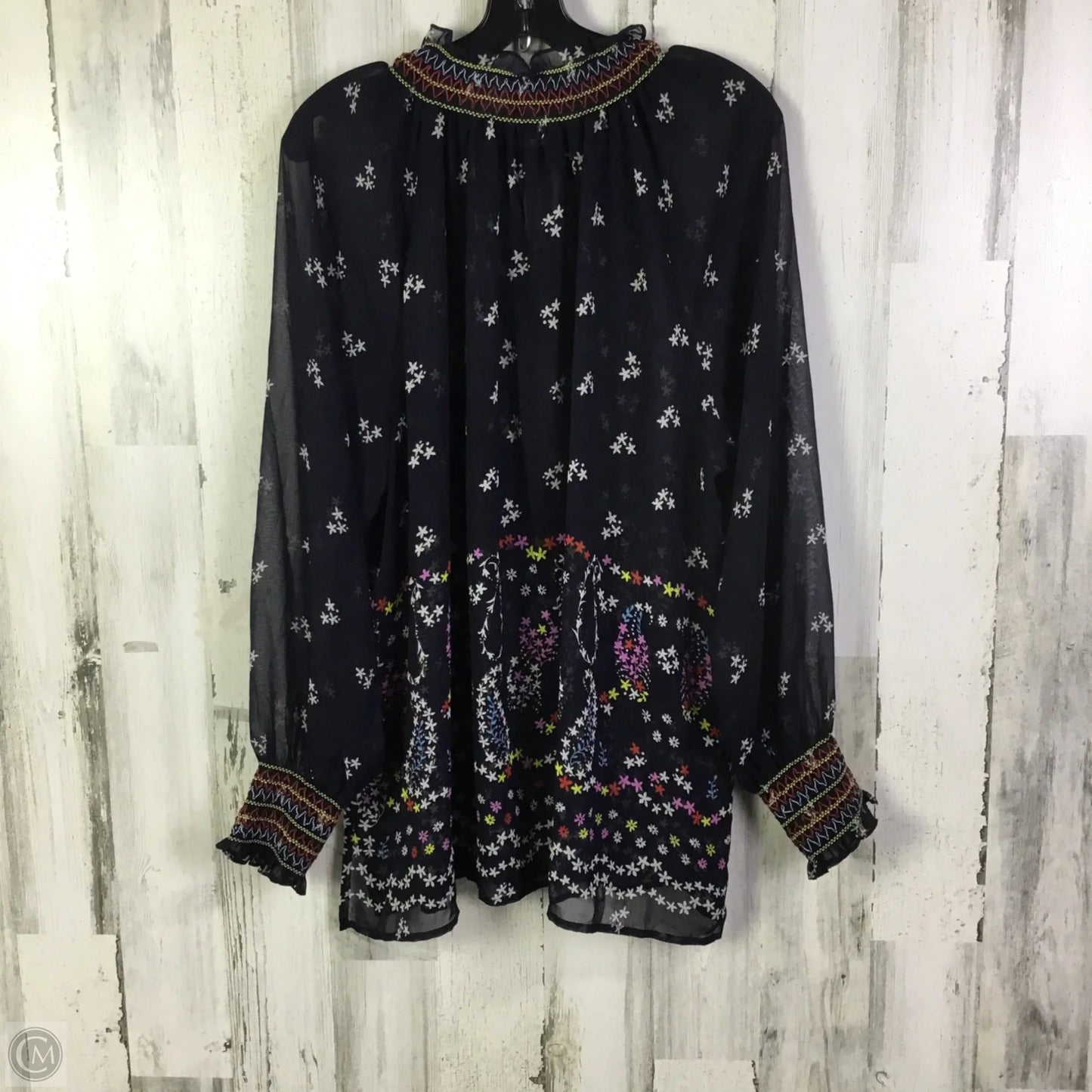 Top Long Sleeve By Cabi In Navy, Size: Xl