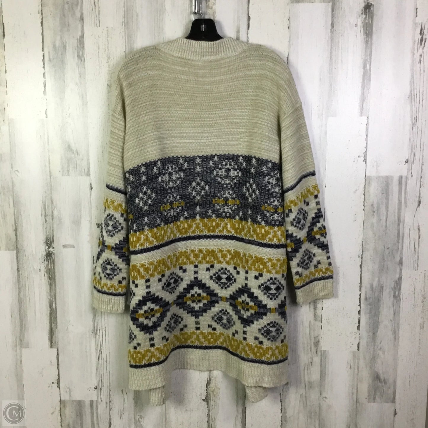 Sweater Cardigan By Alya In Cream, Size: M