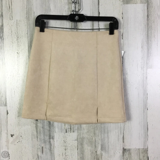 Skirt Mini & Short By Hyfve In Cream, Size: 4