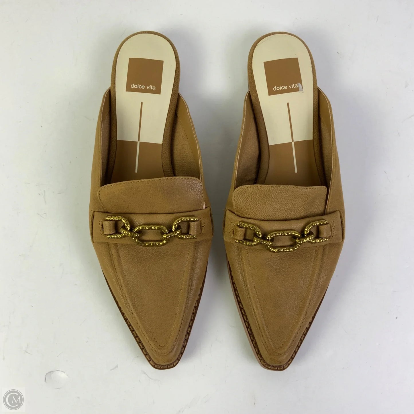 Sandals Flats By Dv In Tan, Size: 10