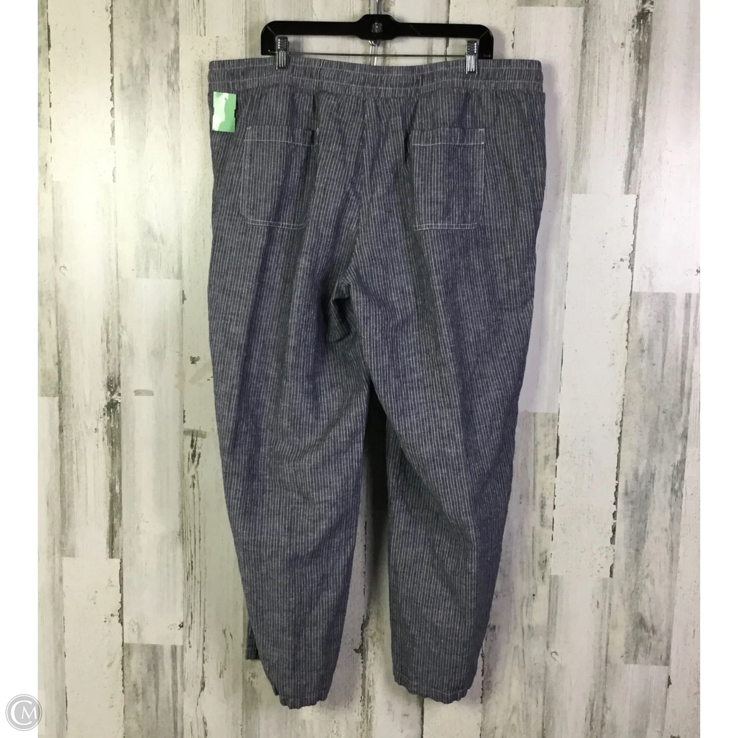 Pants Linen By Amazon Essentials In Blue, Size: 22