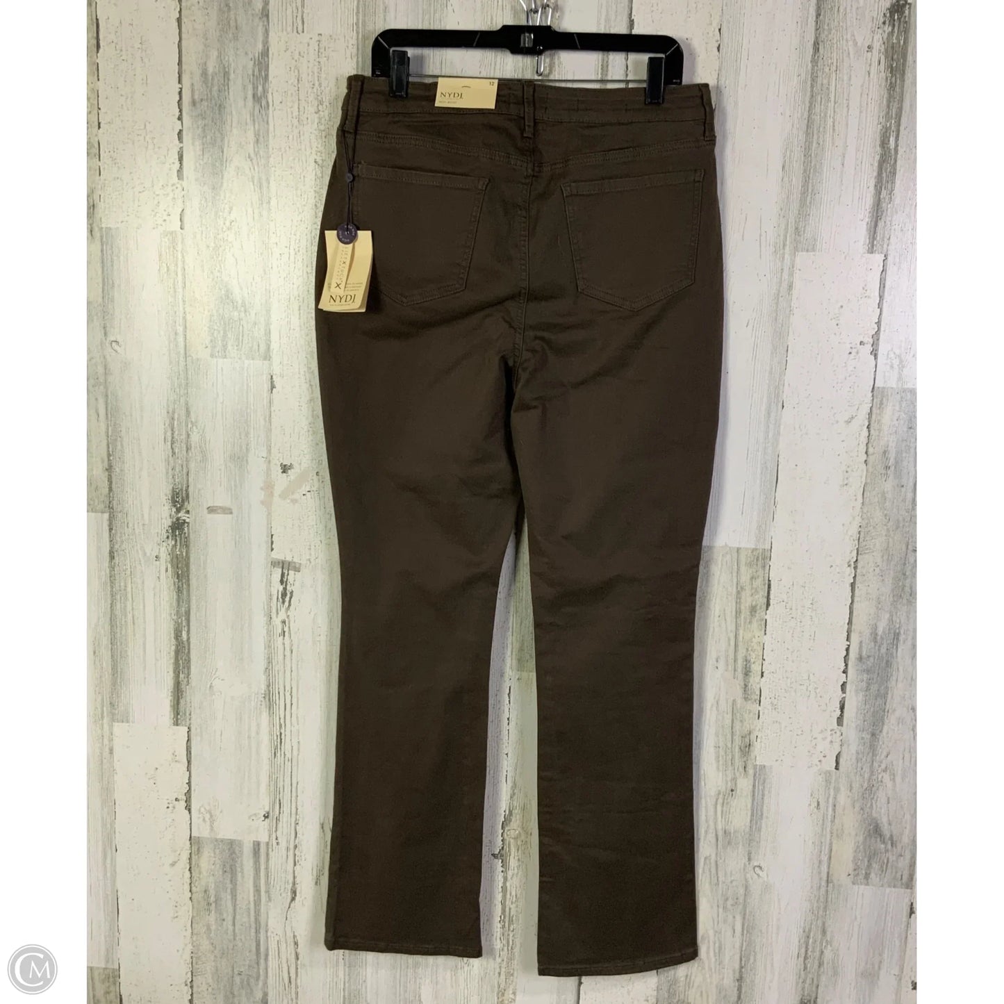 Jeans Boot Cut By Not Your Daughters Jeans In Brown Denim, Size: 12