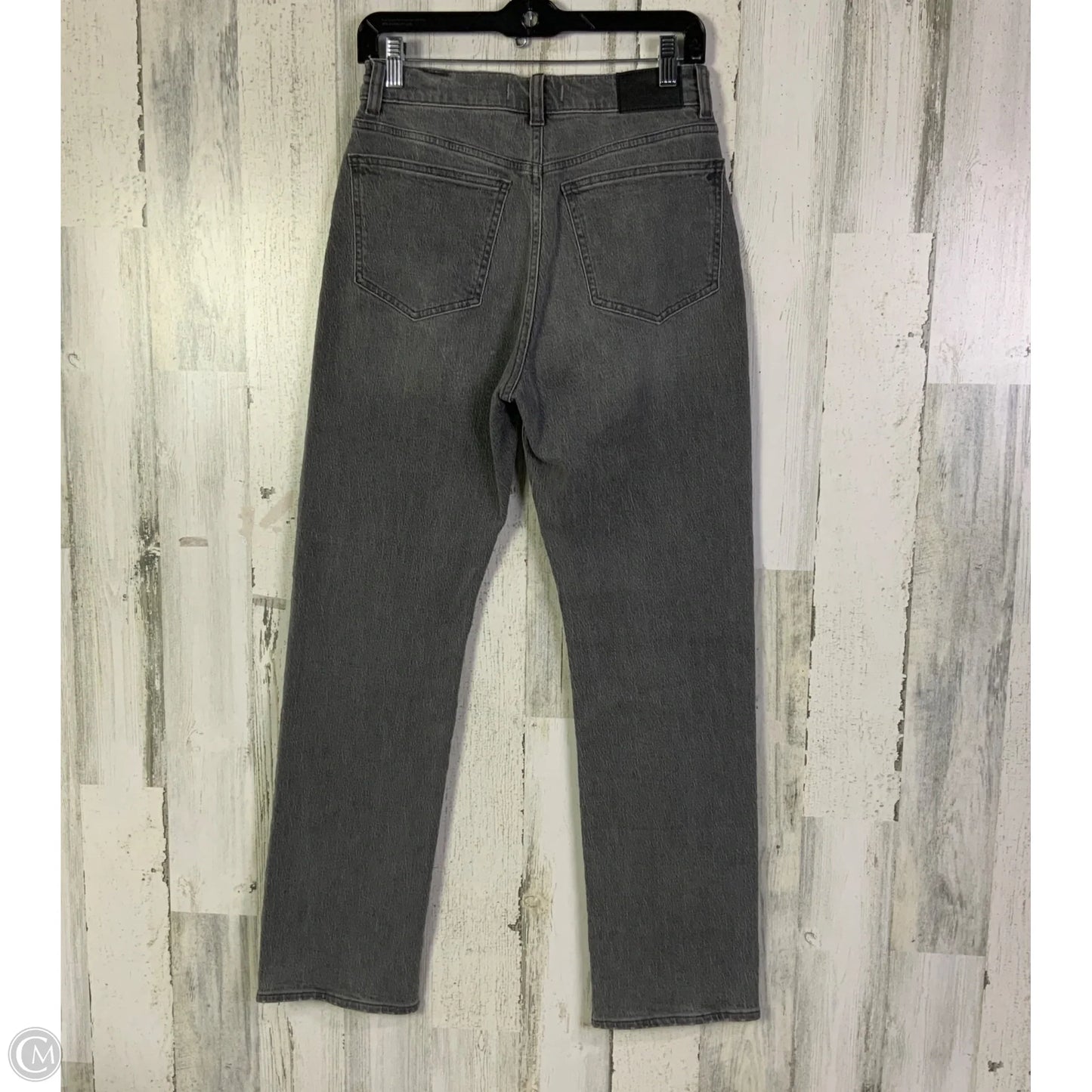 Jeans Straight By Madewell In Grey Denim, Size: 2