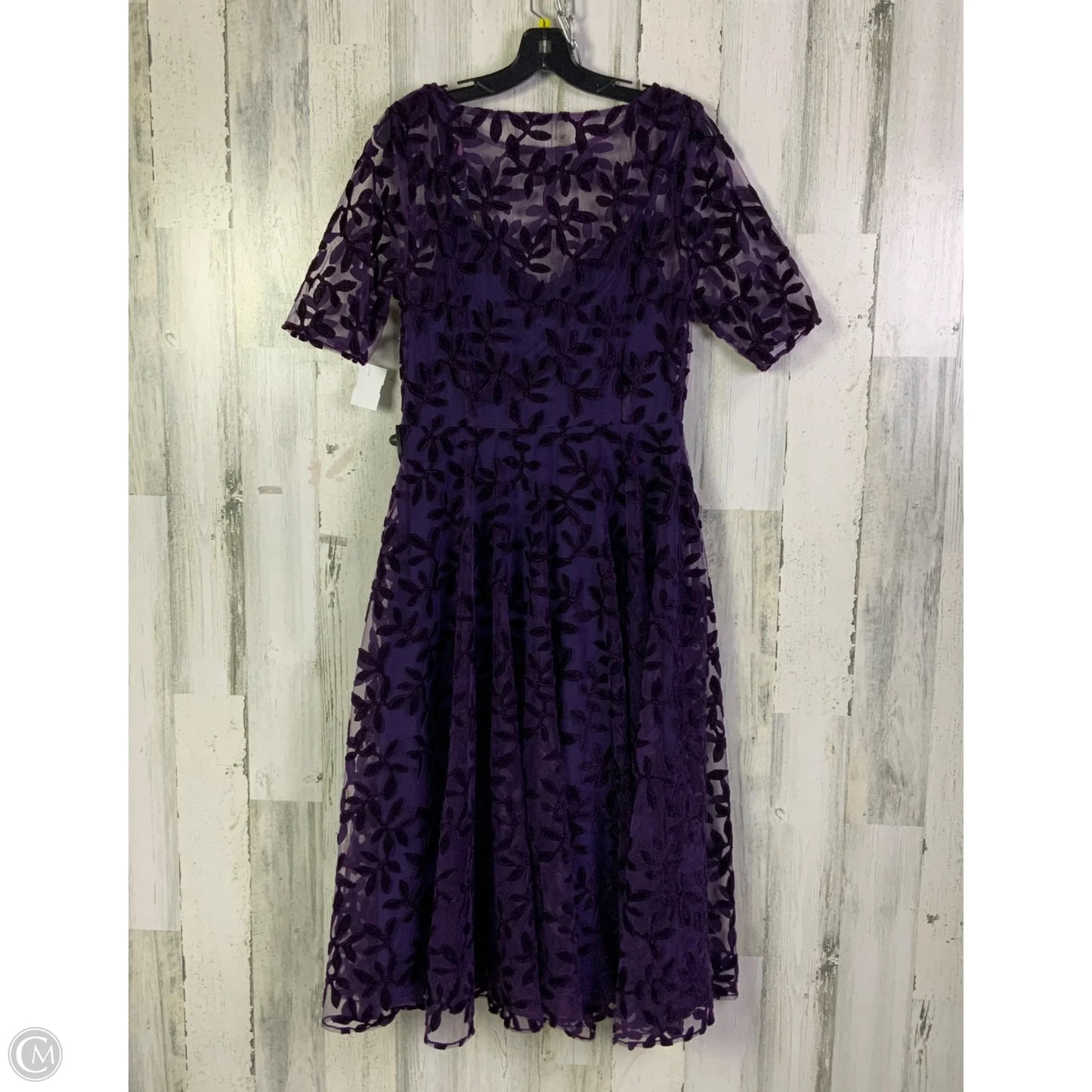 Dress Party Midi By Johnny Was In Purple, Size: L