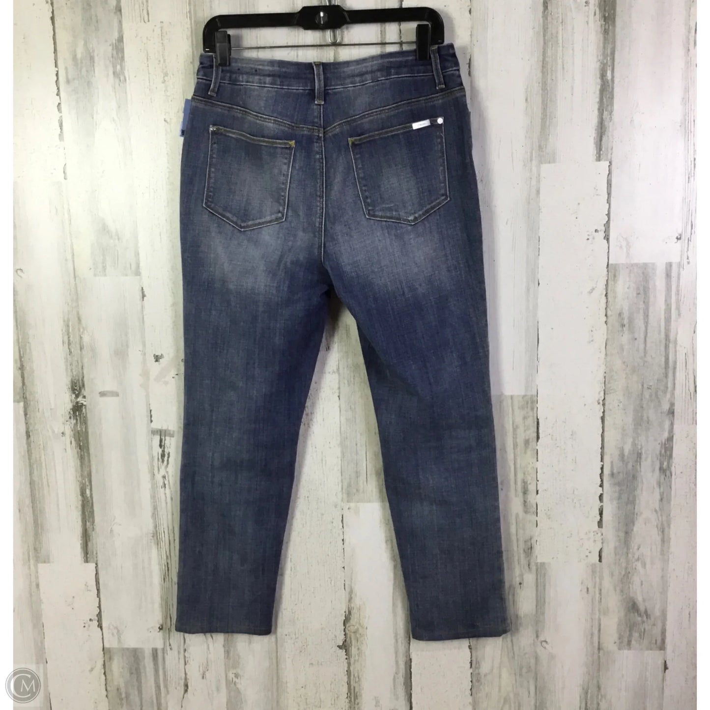 Jeans Cropped By Chicos In Blue Denim, Size: 6