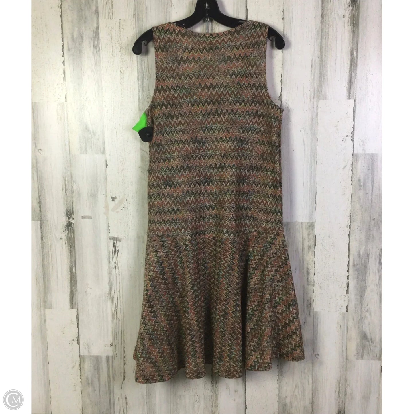 Dress Casual Short By Maeve In Orange & Pink, Size: S