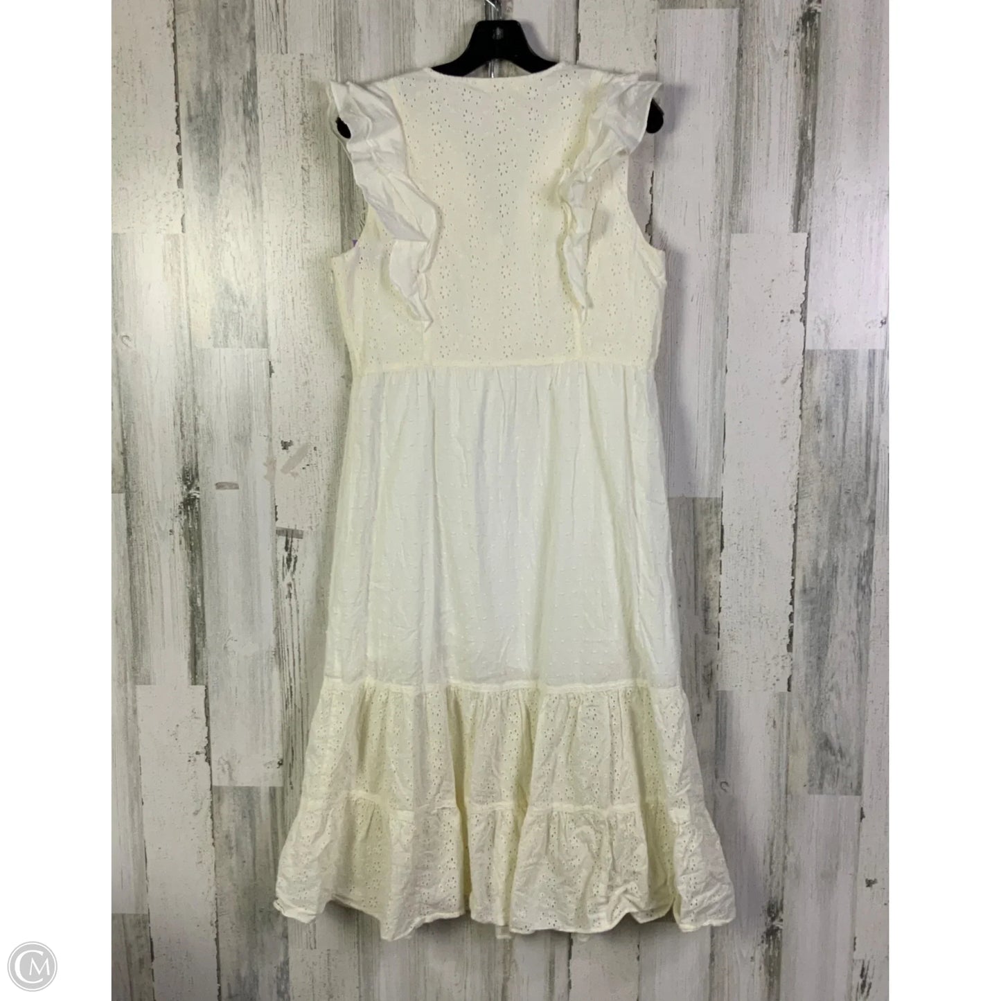 Dress Casual Midi By Matilda Jane In Cream, Size: L