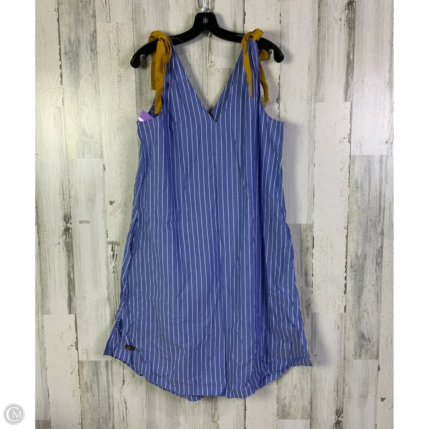 Dress Casual Short By Matilda Jane In Blue & White, Size: S