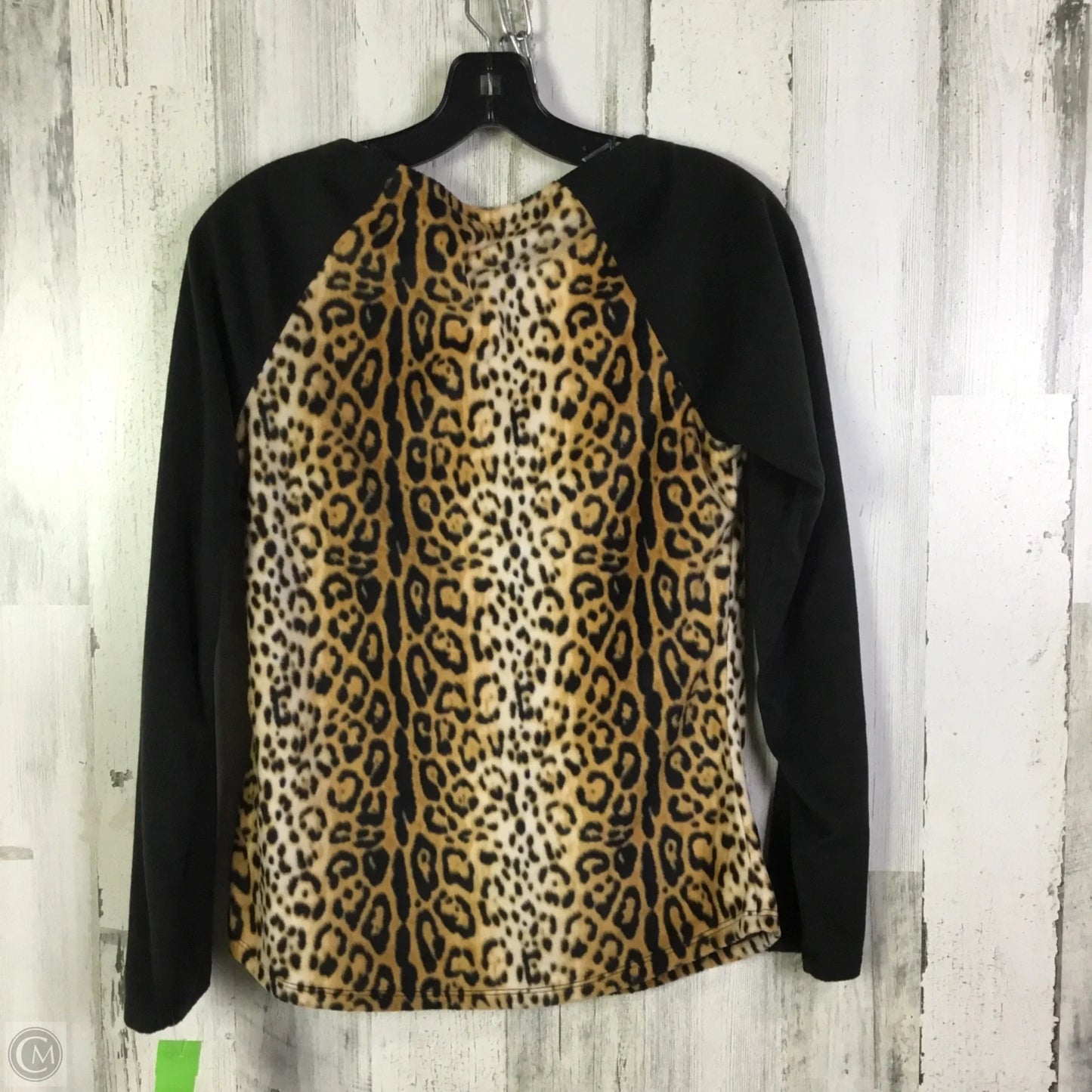 Top Long Sleeve By Betsey Johnson In Animal Print, Size: S