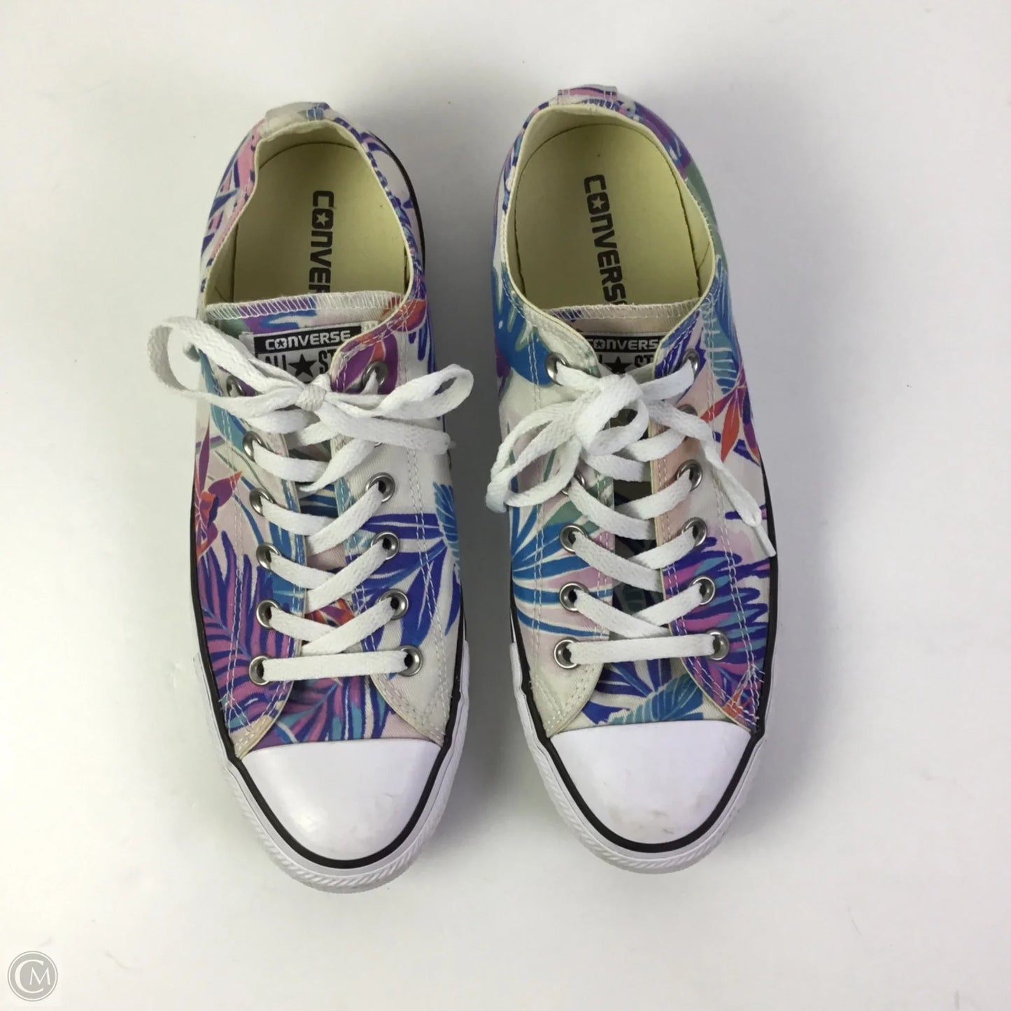 Shoes Sneakers By Converse In Blue & Cream, Size: 10