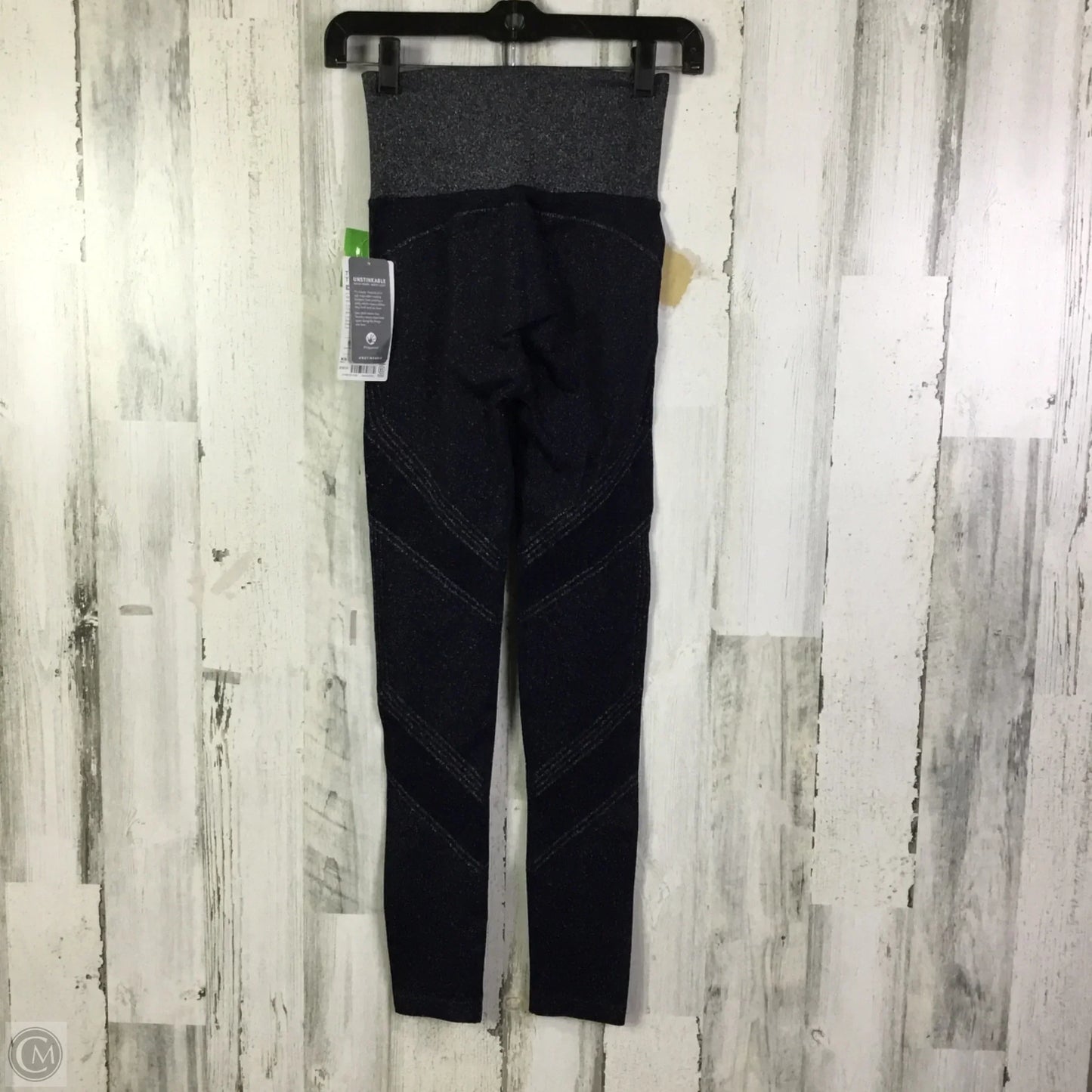 Athletic Leggings By Athleta In Blue & Silver, Size: Xs