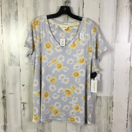 Pajamas 2pc By Laura Ashley In Grey, Size: 1x