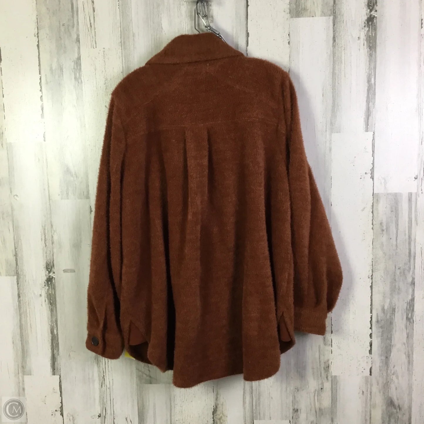 Cardigan By Skies Are Blue In Orange, Size: 2x