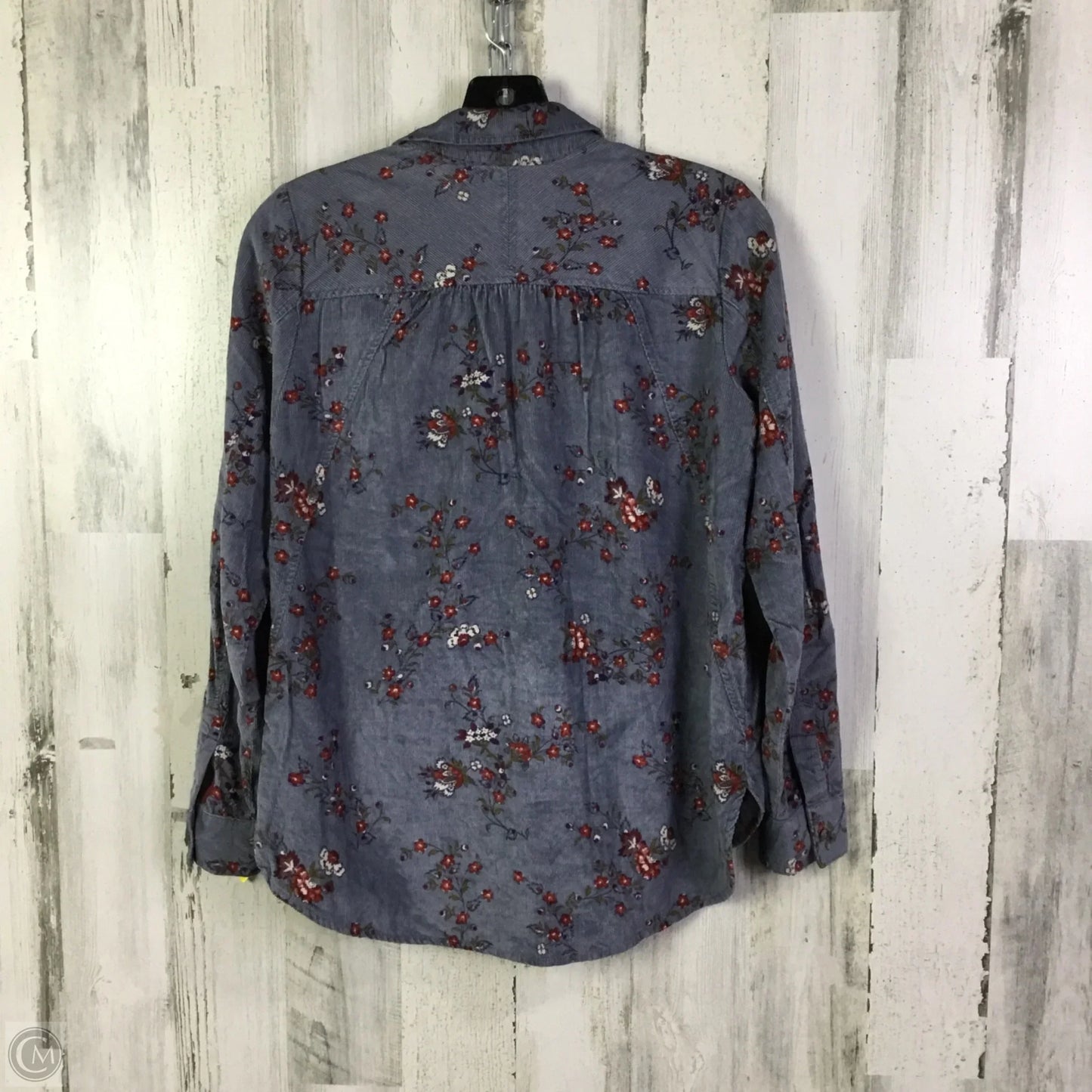 Top Long Sleeve By Anthropologie In Grey, Size: Xs