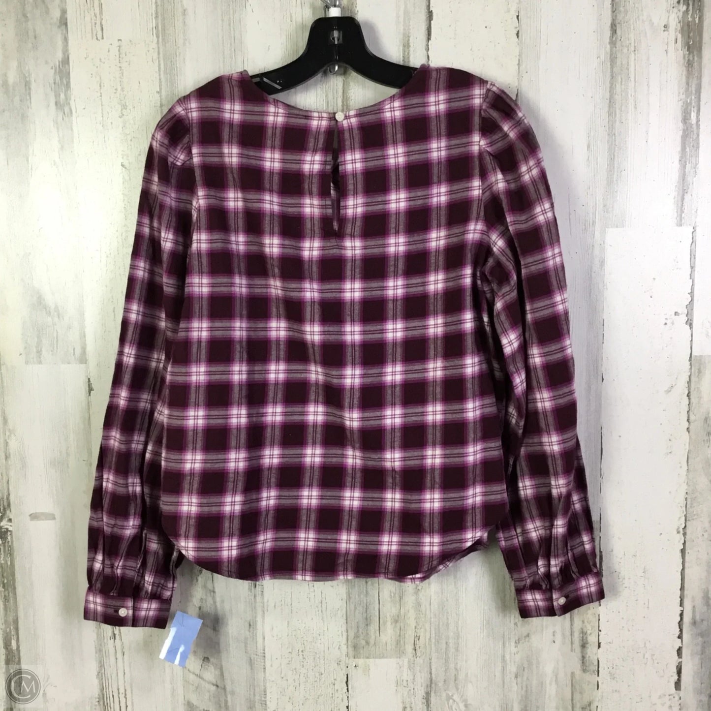Top Long Sleeve By Loft In Purple, Size: S