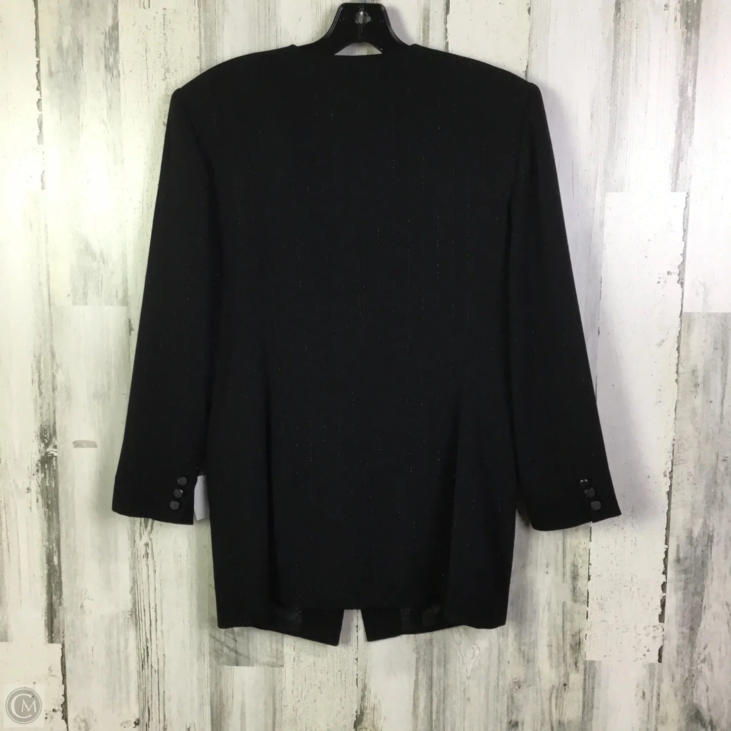 Blazer Designer By Halston In Black, Size: M