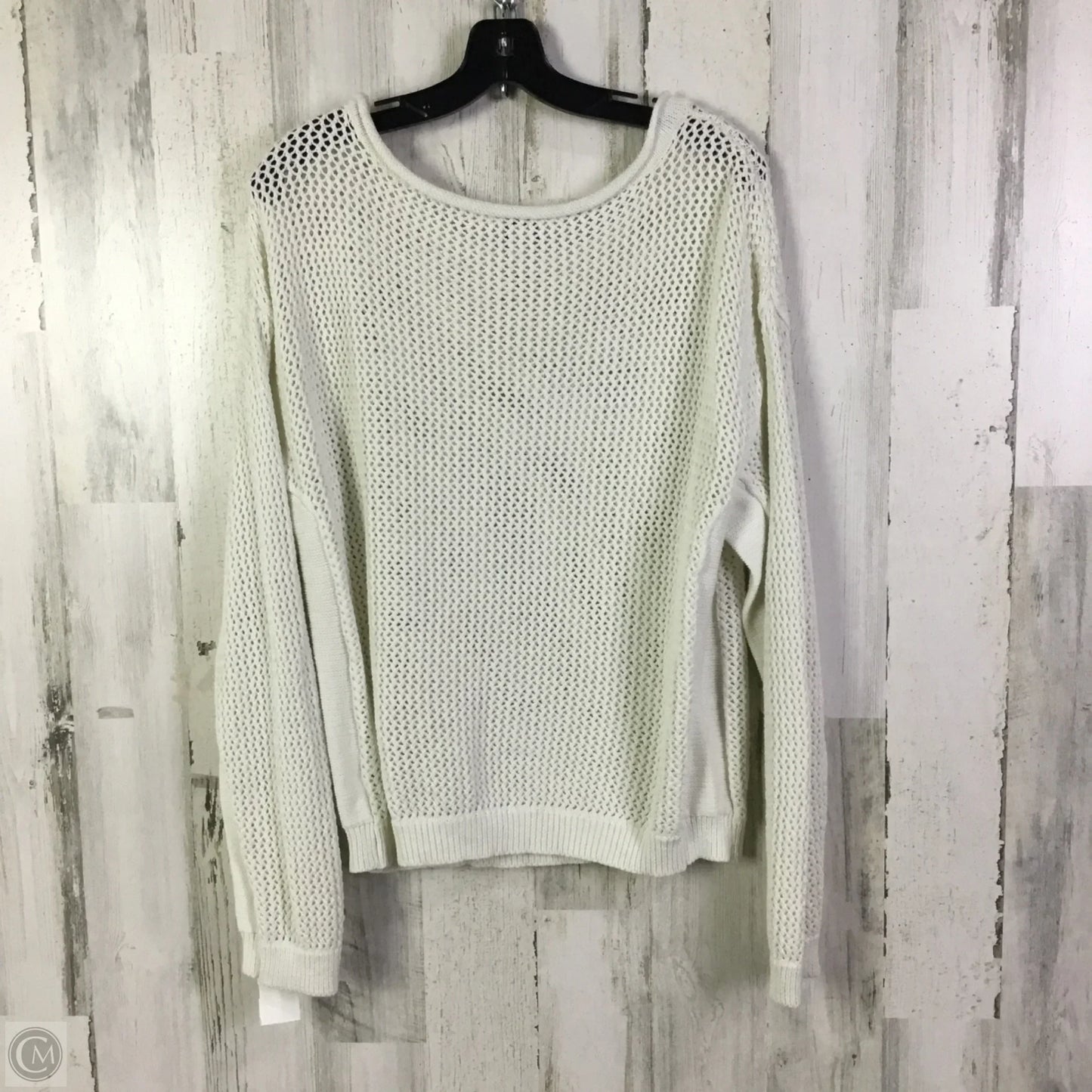 Sweater By Clothes Mentor In White, Size: Xl