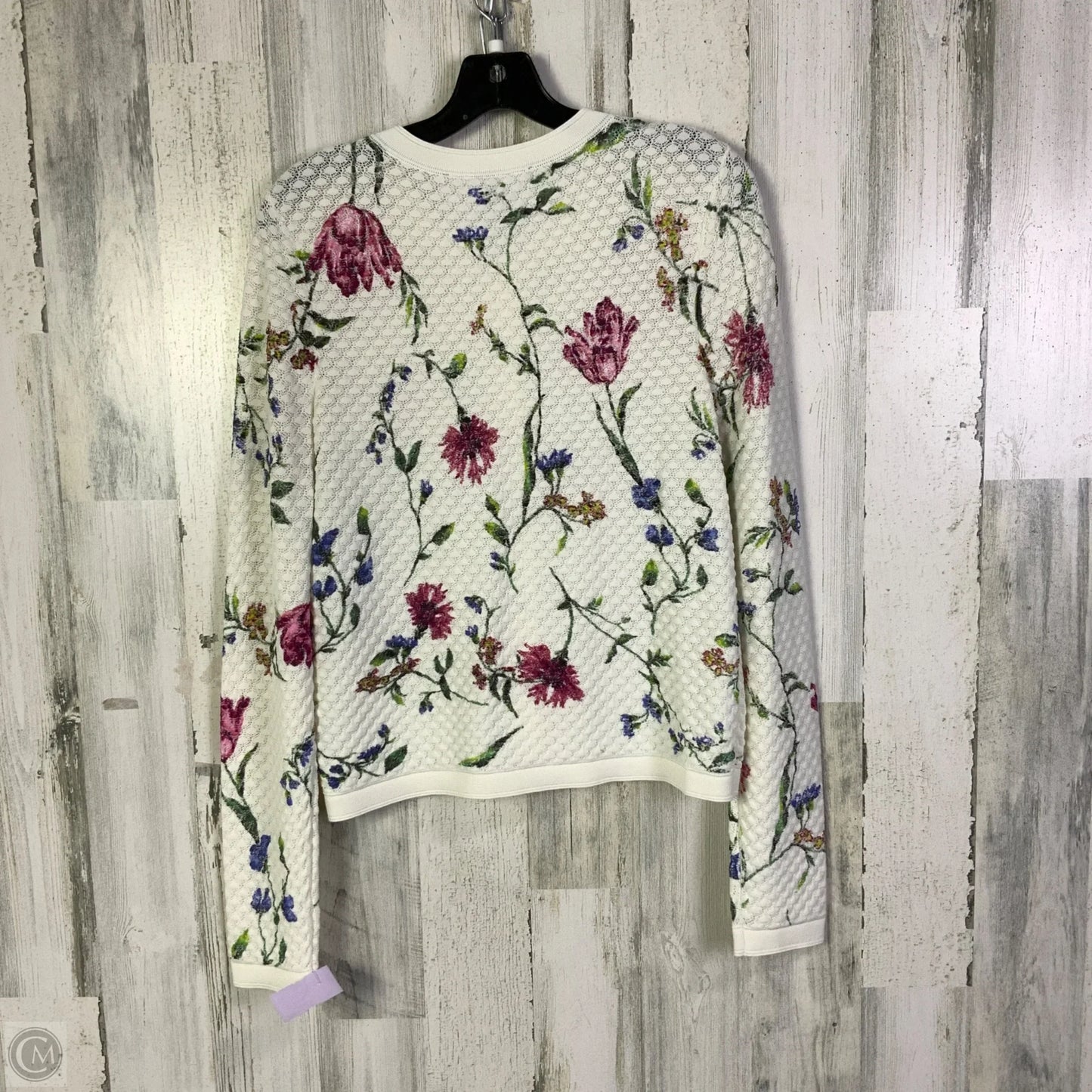 Cardigan By White House Black Market In White, Size: L