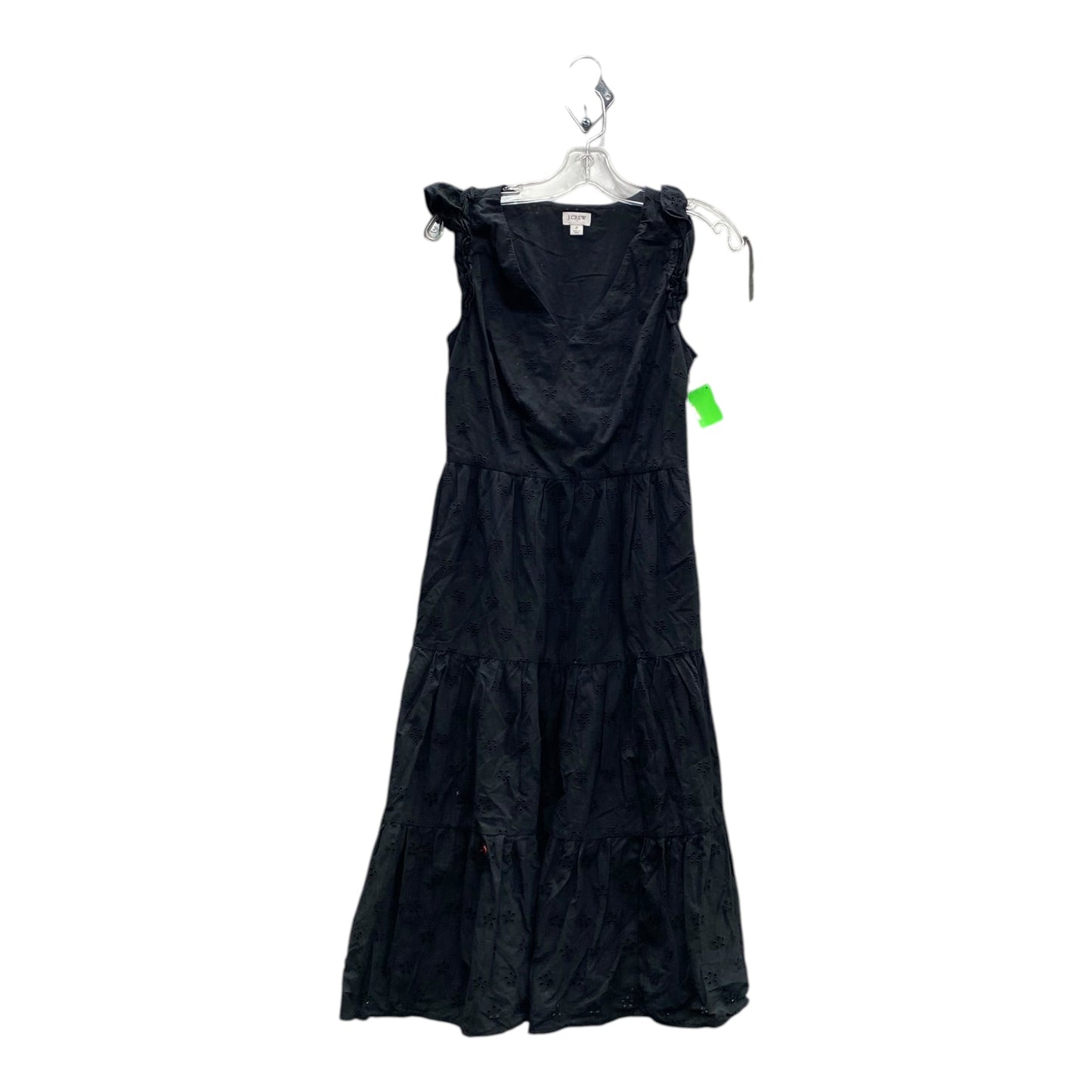 Dress Casual Midi By J. Crew In Black, Size:Xs