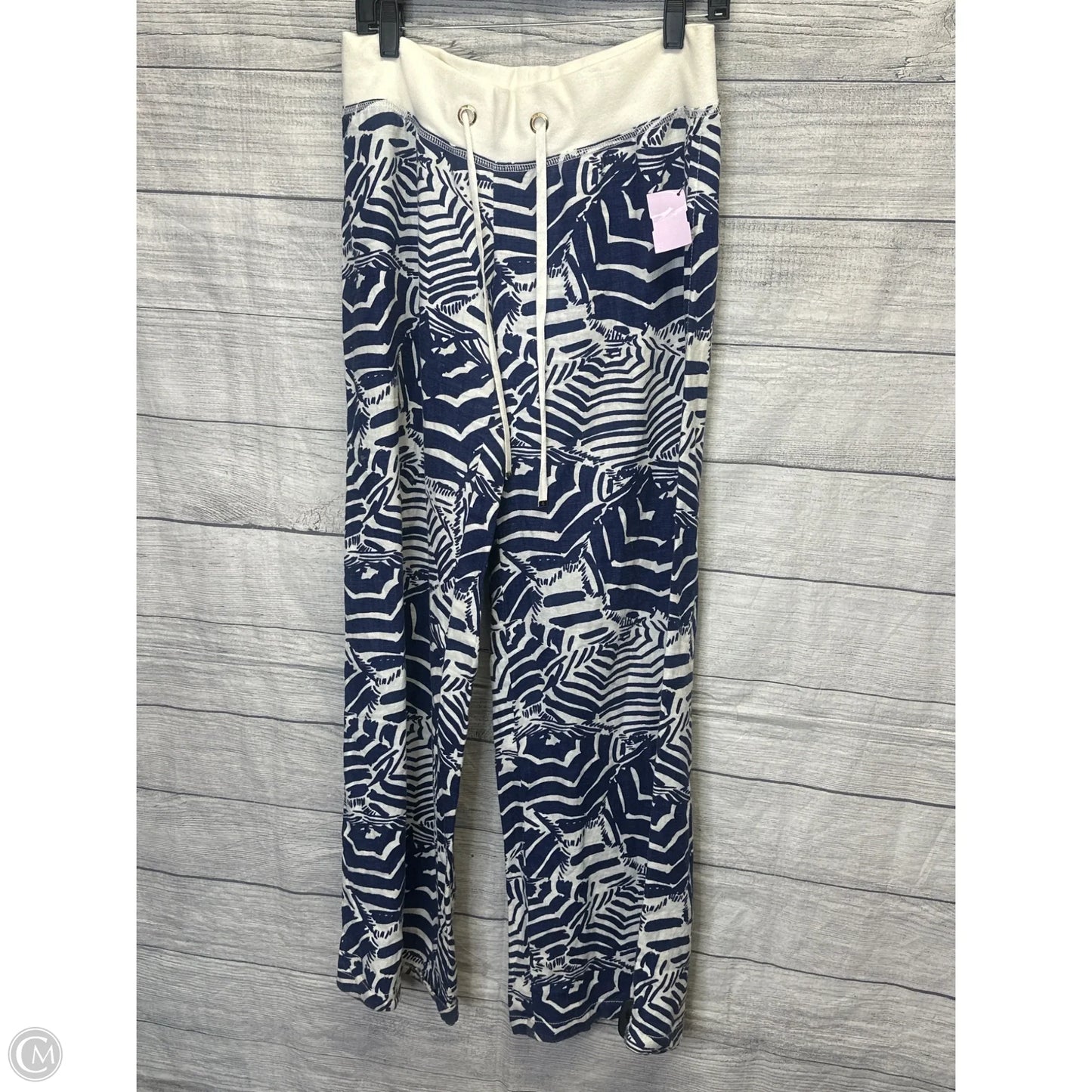 Pants Designer By Lilly Pulitzer In Blue & White, Size: S