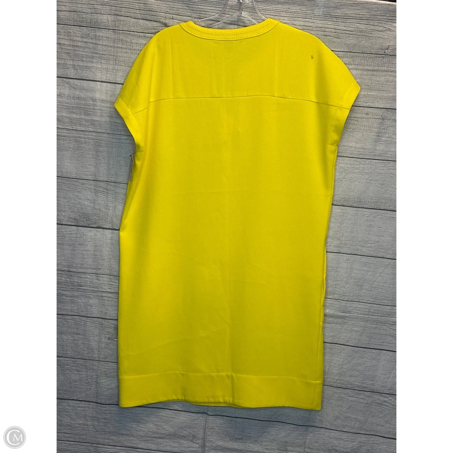 Dress Casual Midi By Lands End In Yellow, Size: 8