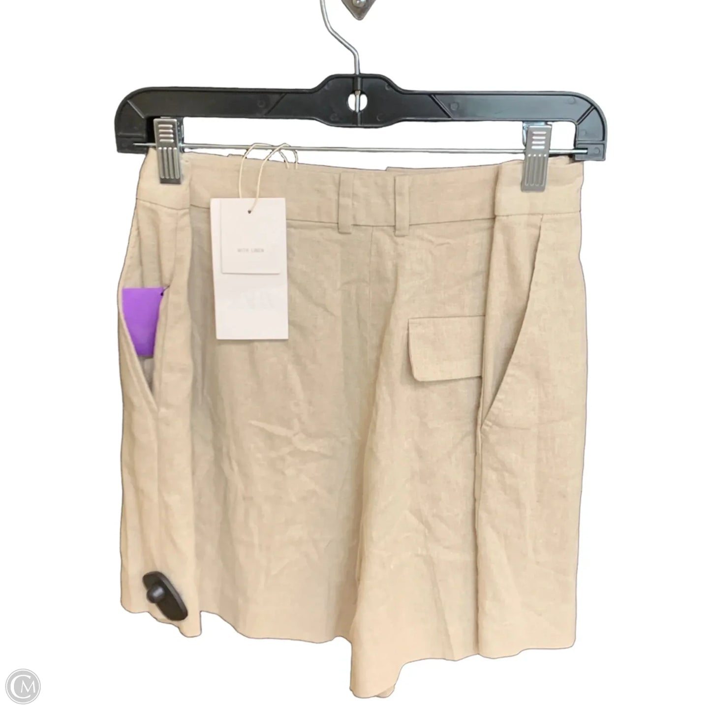 Shorts By Zara In Tan, Size: L