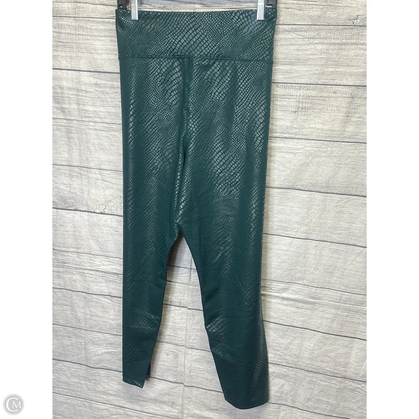 Athletic Leggings By International Concepts In Green, Size: 3x