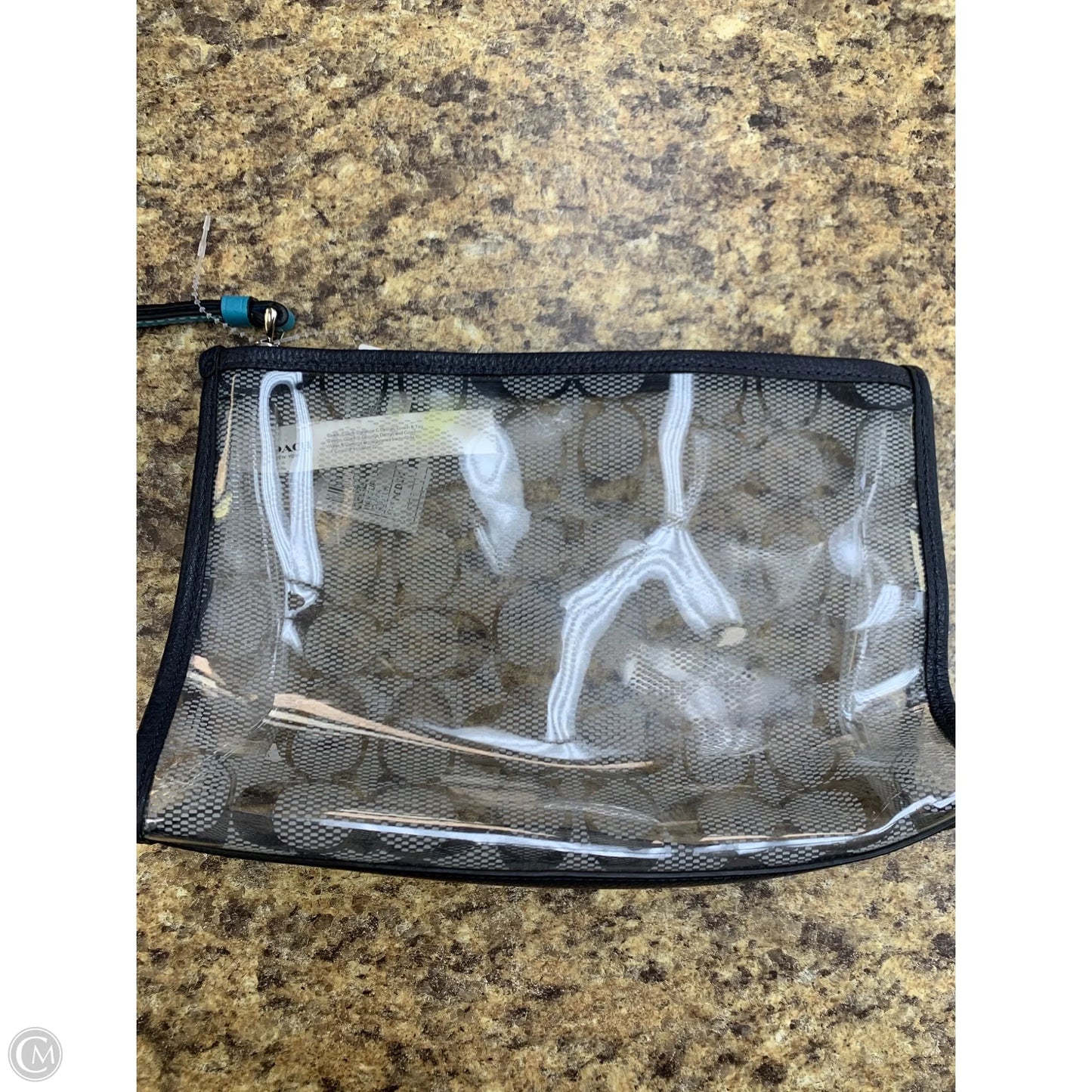Makeup Bag Designer By Coach, Size: Medium