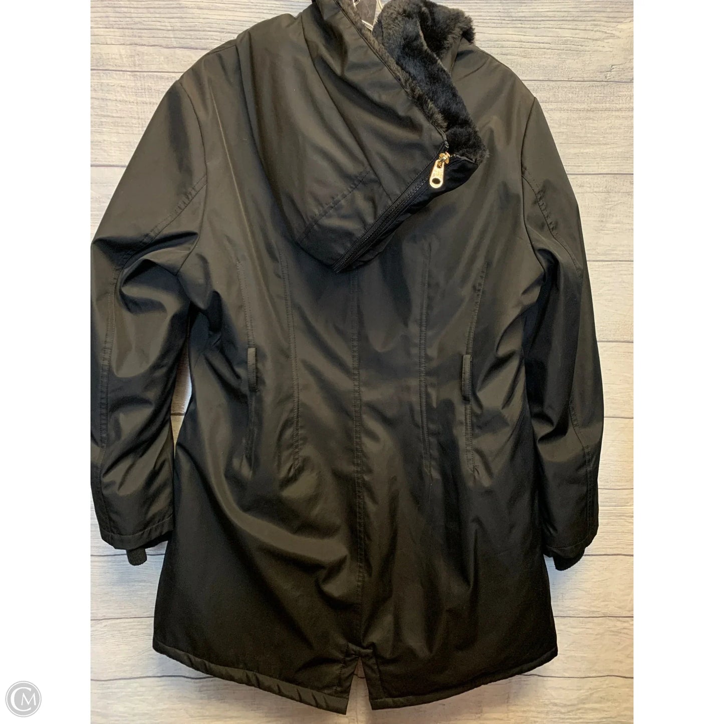 Coat Puffer & Quilted By Jessica Simpson In Black, Size: L