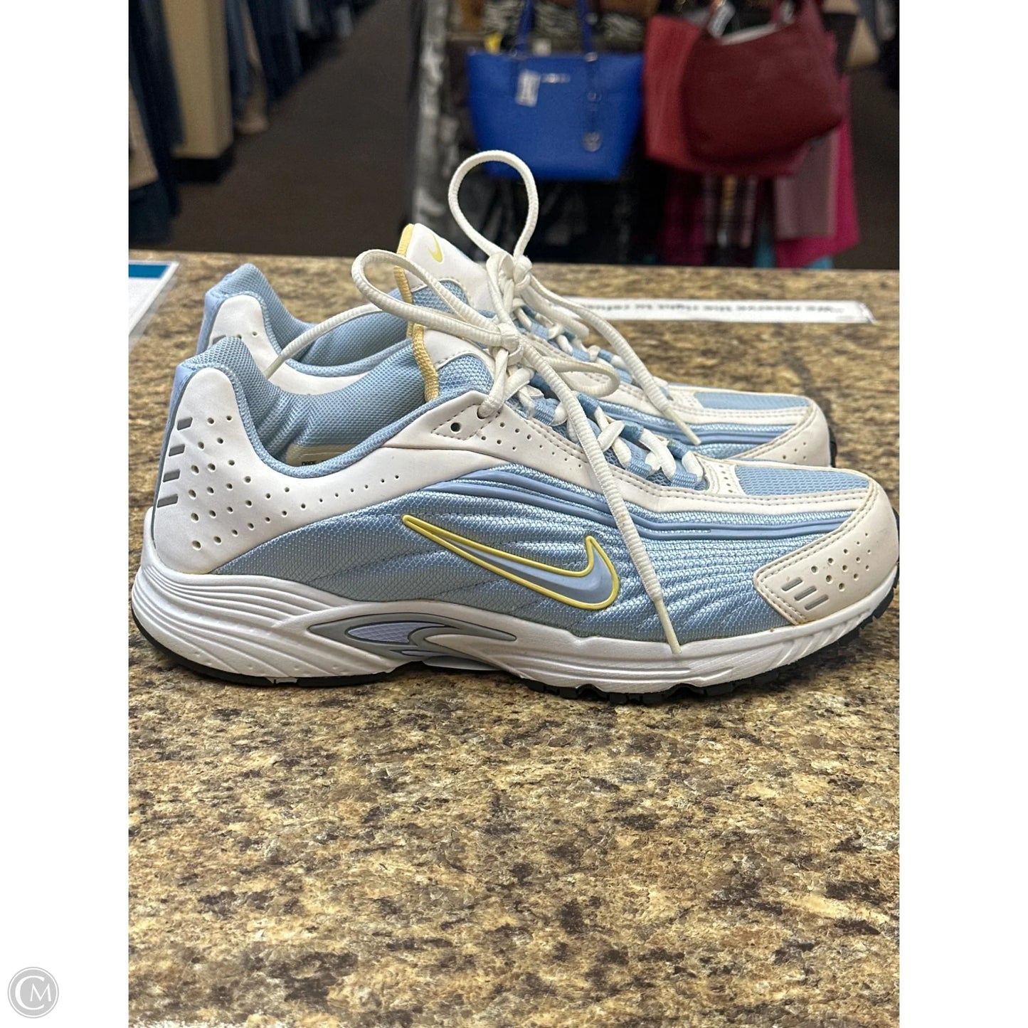 Shoes Sneakers By Nike In Blue & White, Size: 11