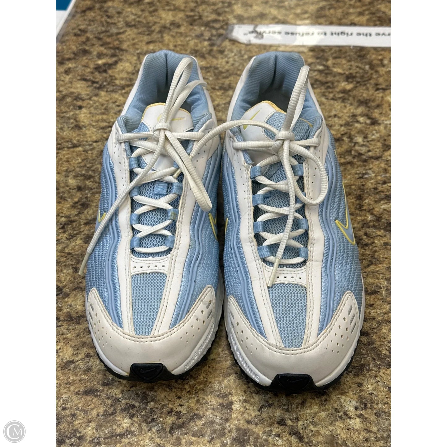 Shoes Sneakers By Nike In Blue & White, Size: 11