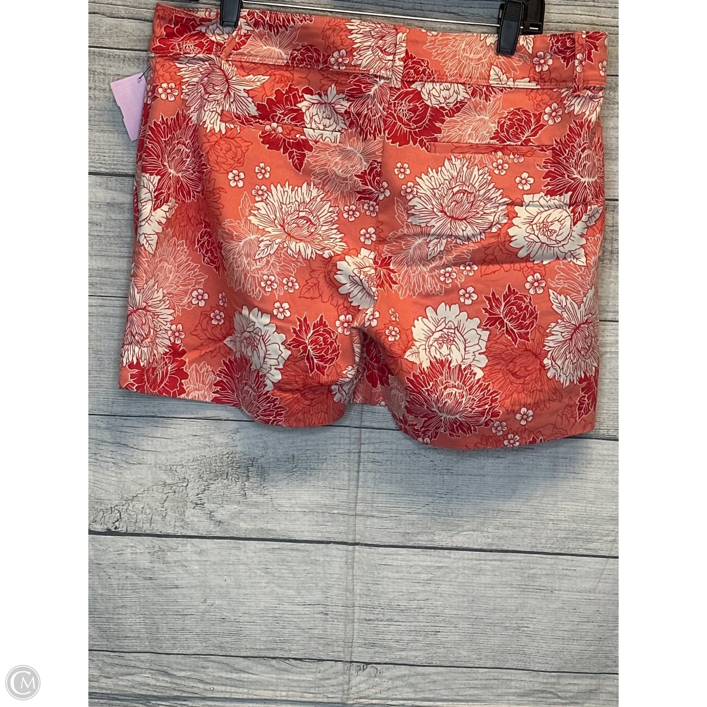Shorts By Isaac Mizrahi In Floral Print, Size: 10