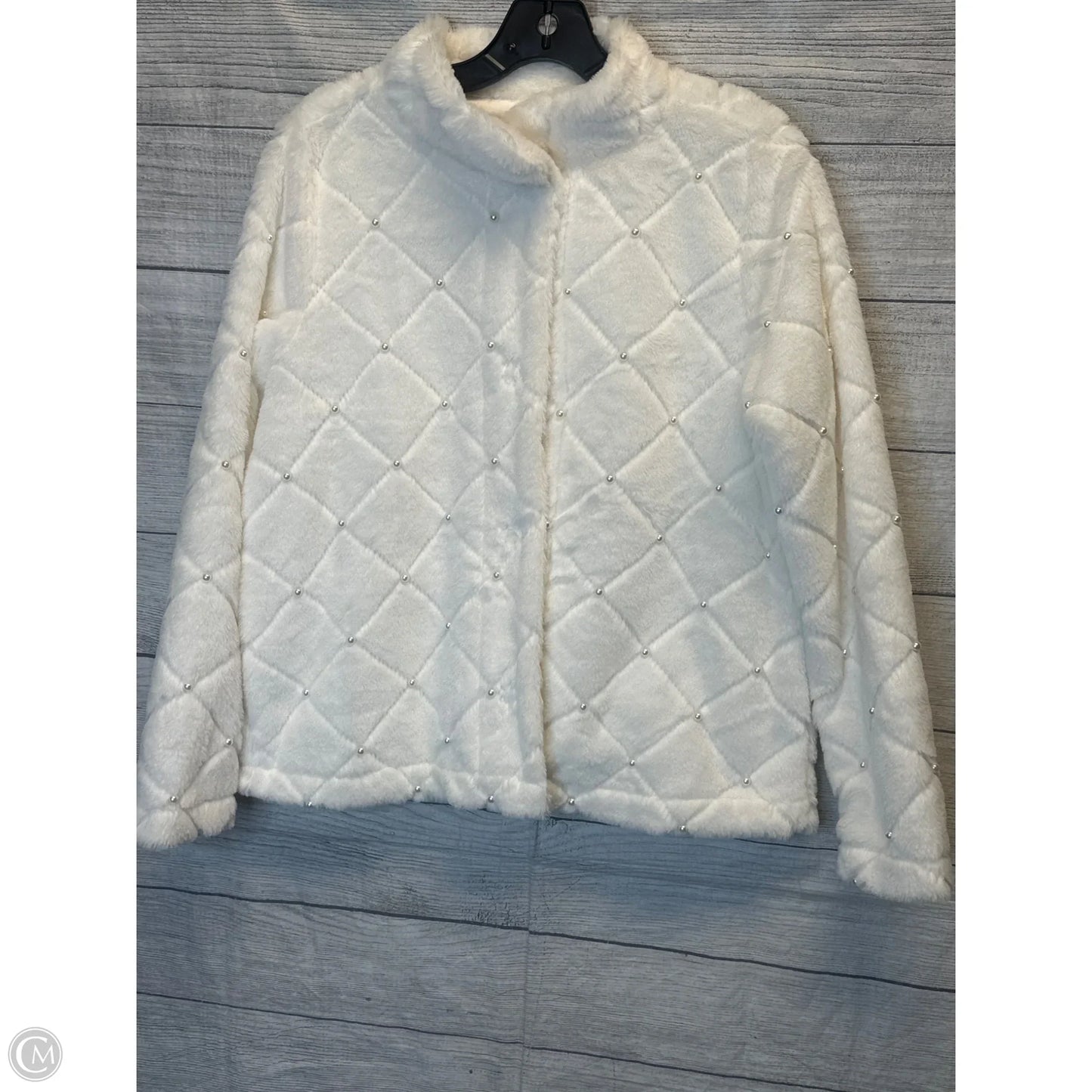 Jacket Other By Clothes Mentor In White, Size: S