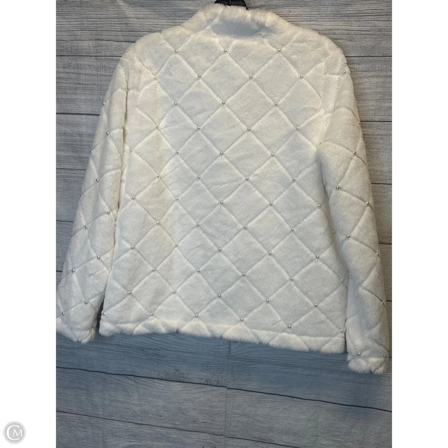 Jacket Other By Clothes Mentor In White, Size: S