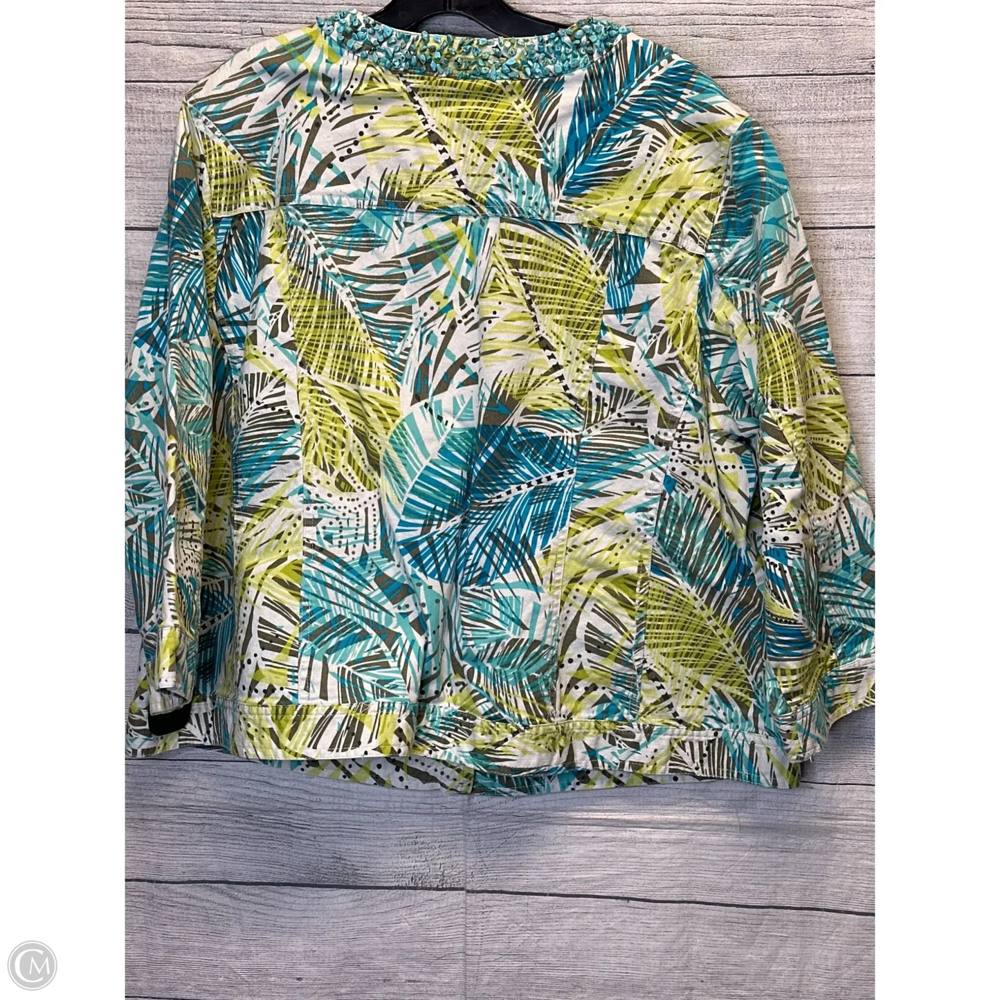 Jacket Denim By Ruby Rd In Multi-colored, Size: 20