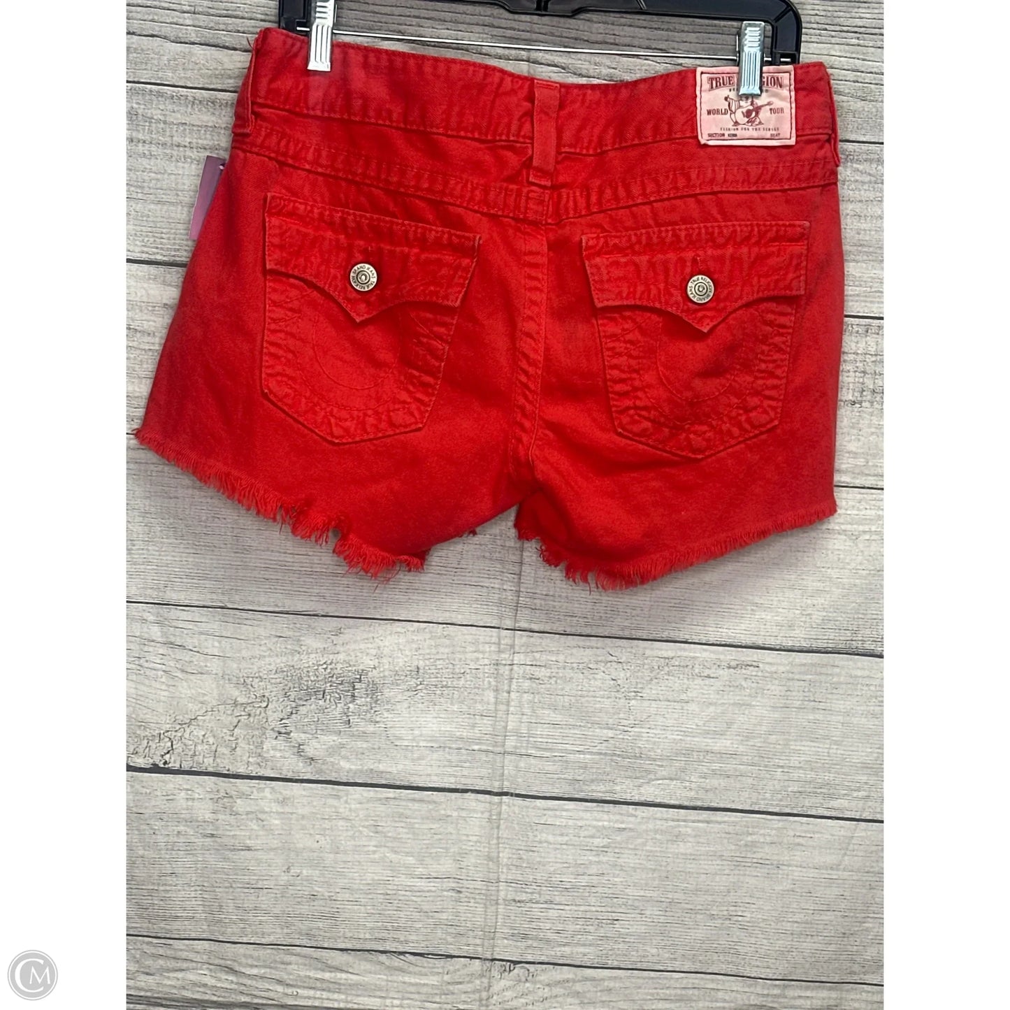 Shorts By True Religion In Red, Size: 30