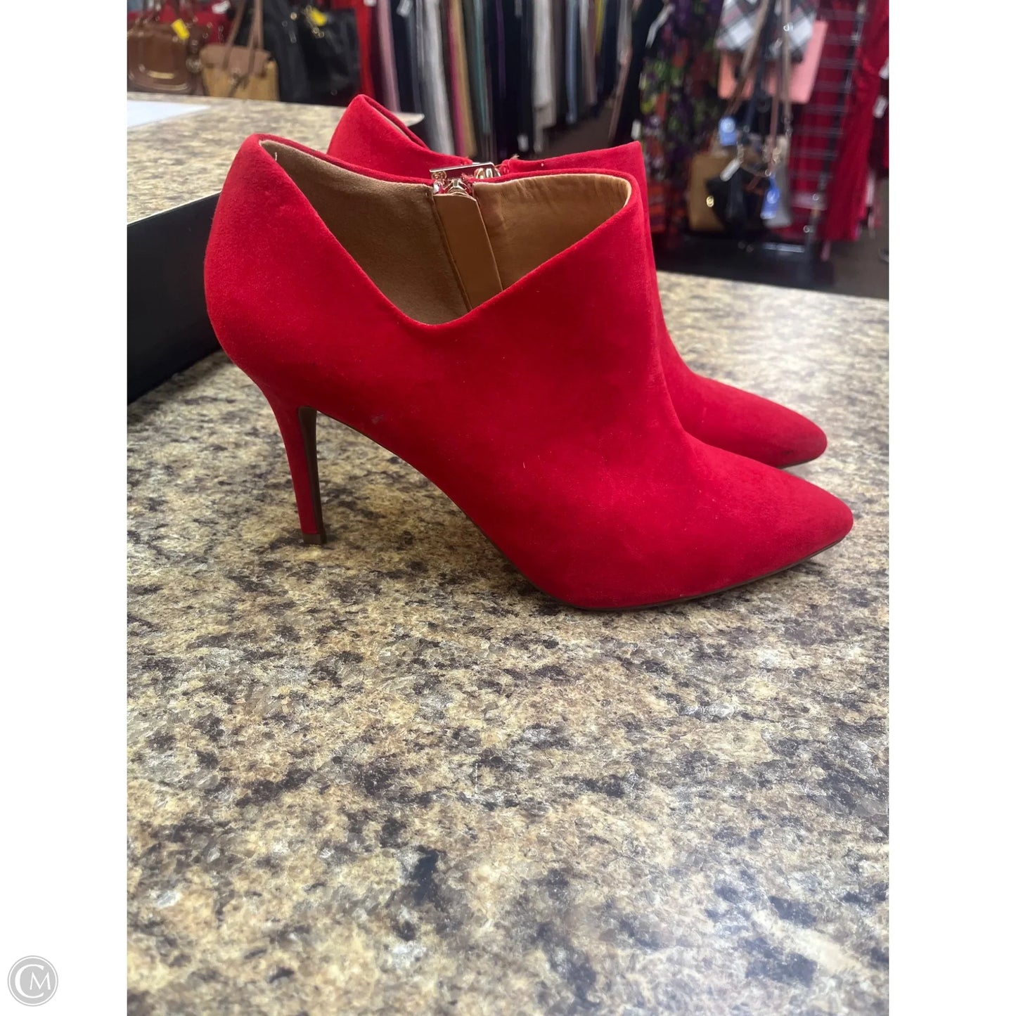 Shoes Heels Kitten By Jessica Simpson In Red, Size: 9.5