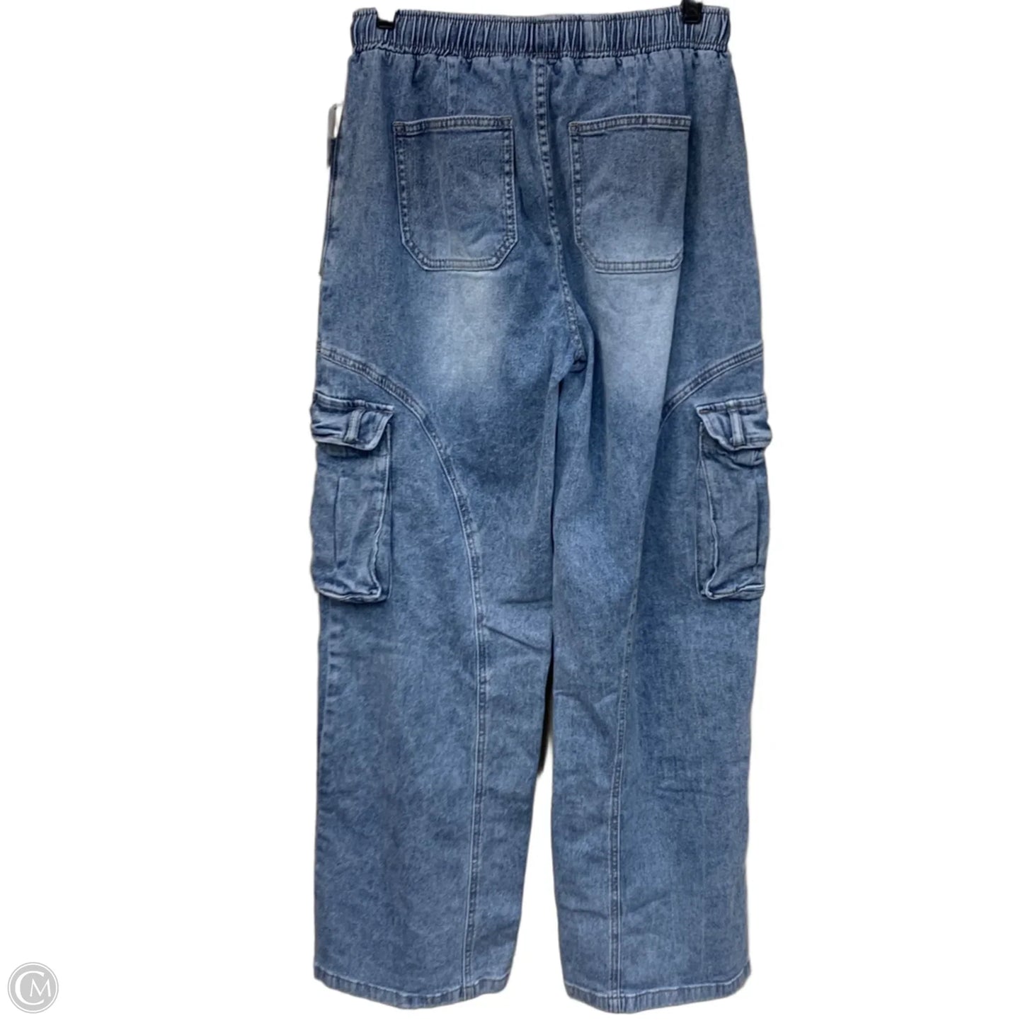 Jeans Cropped By Fashion Nova In Blue, Size: M
