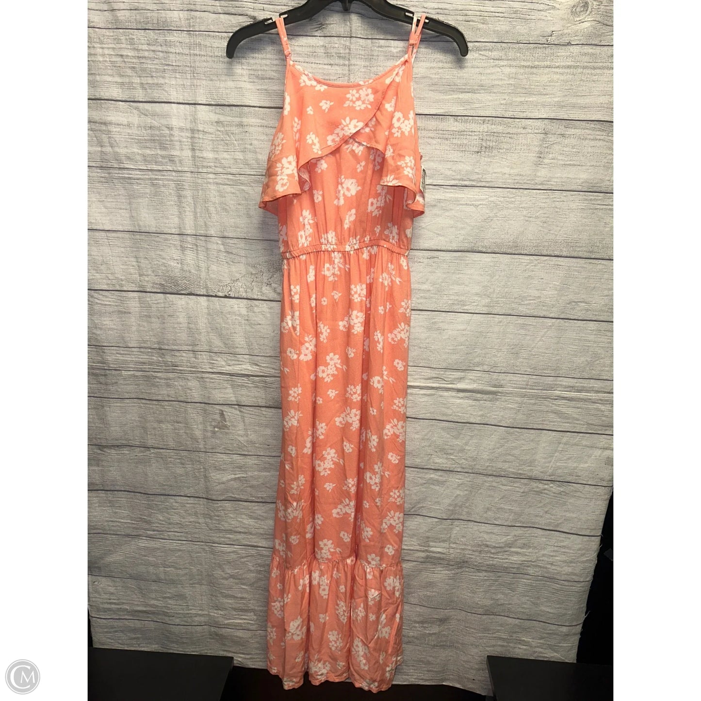 Dress Casual Maxi By Cmf In Pink & White, Size: Xs