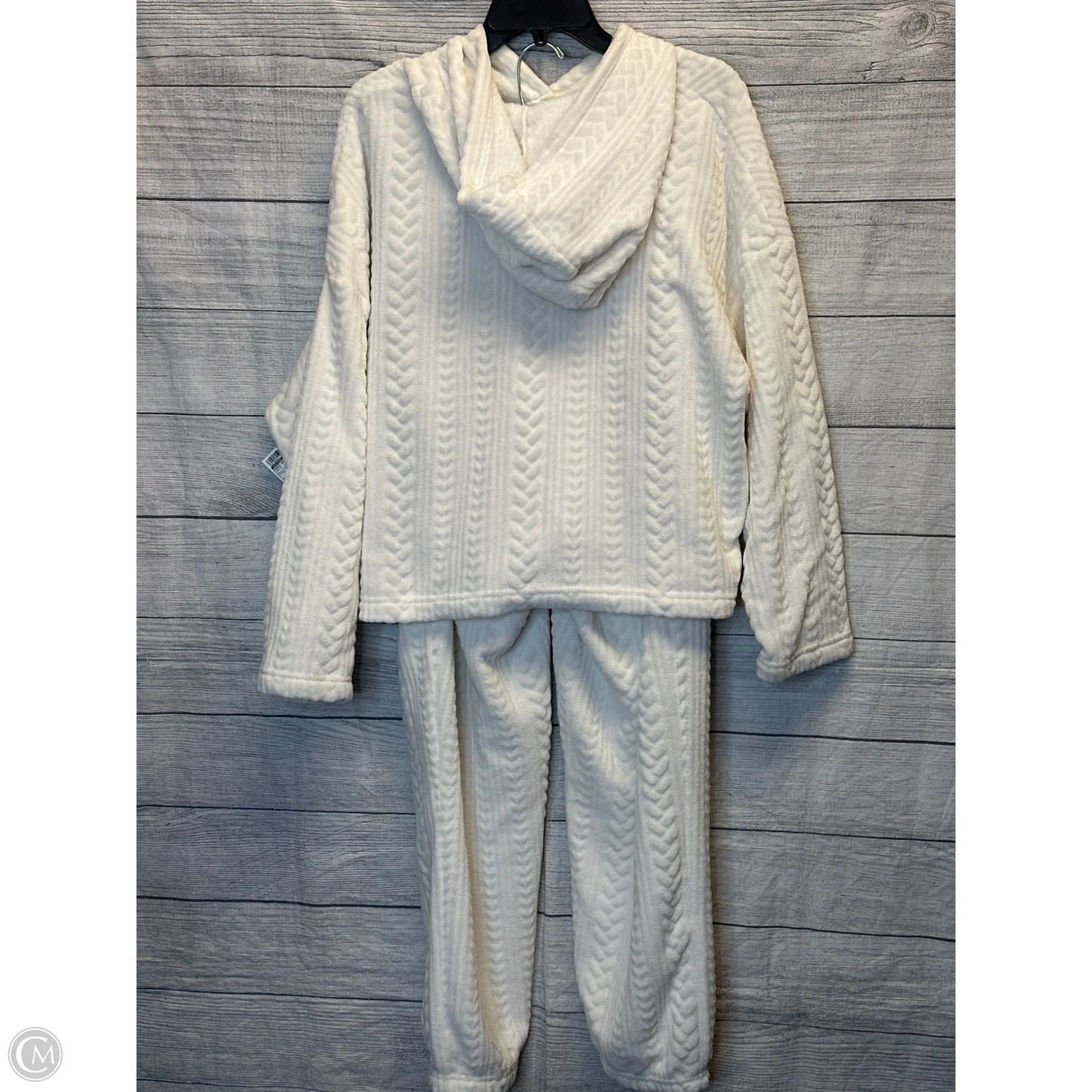 Pants Set 2pc By Joyspun In White, Size: L