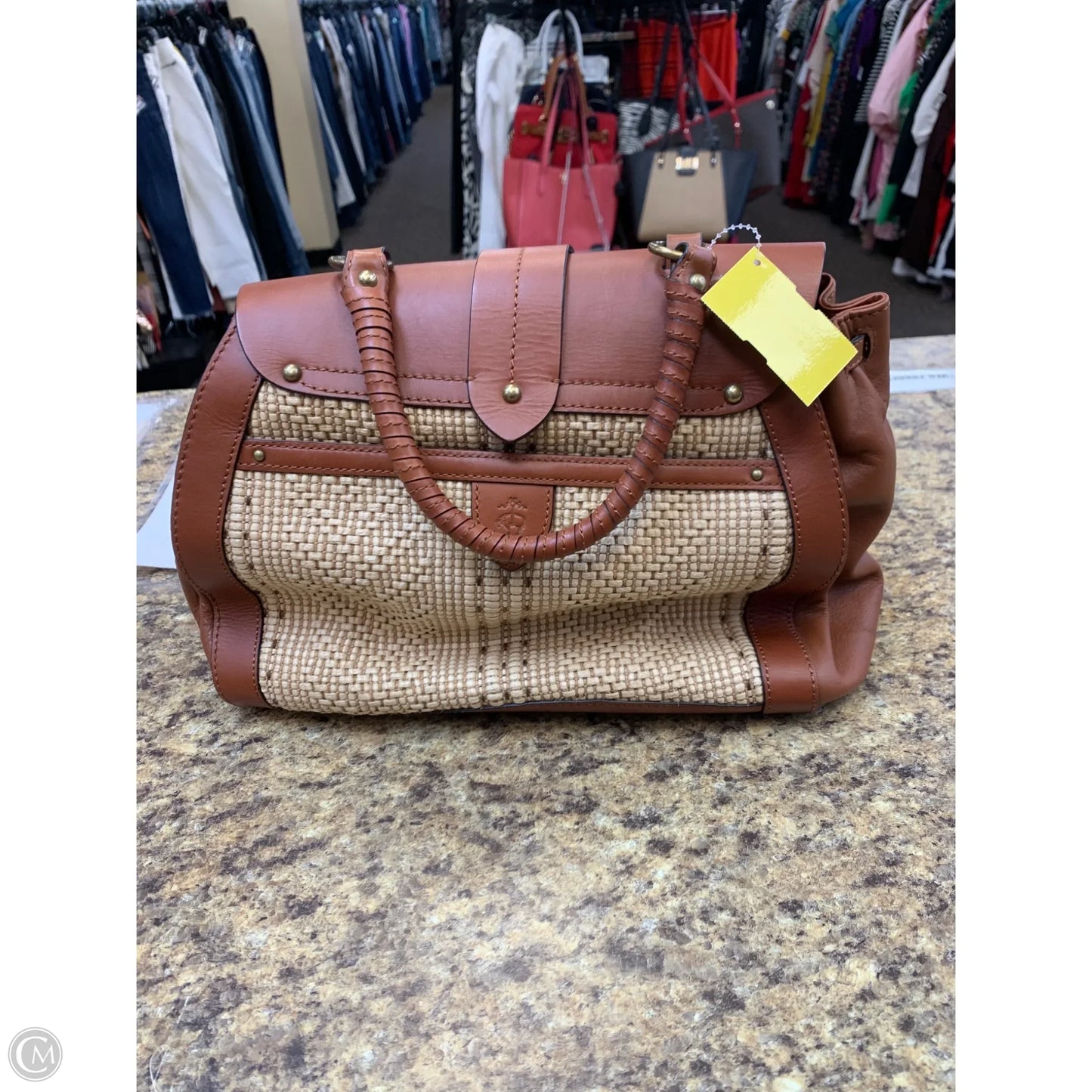 Handbag By Brooks Brothers, Size: Medium