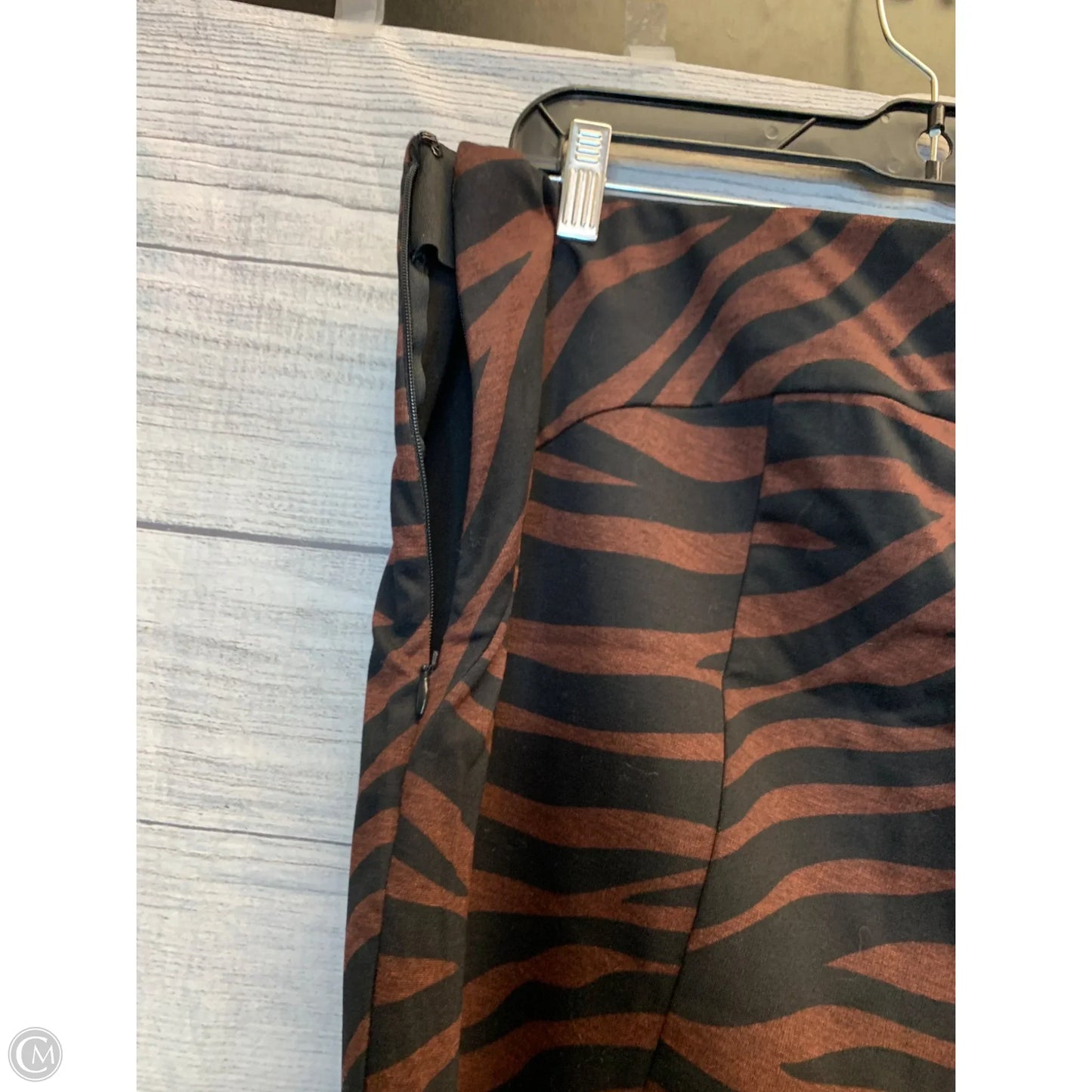 Pants Dress By Ann Taylor In Black & Brown, Size: 18